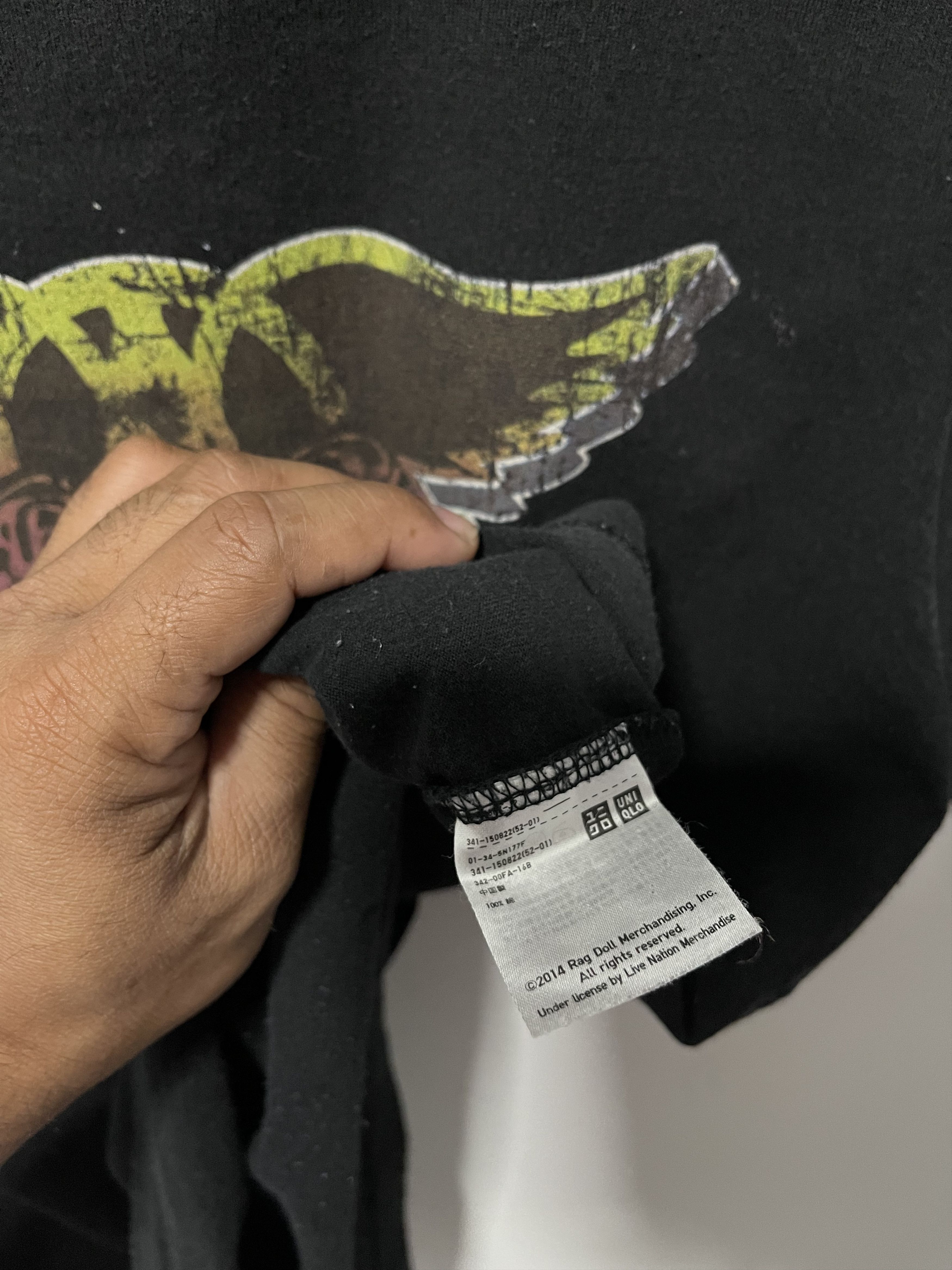 Aerosmith × Band Tees × Uniqlo Uniqlo X Aerosmith Dream On Band Tees Size US S / EU 44-46 / 1 - 5 Thumbnail