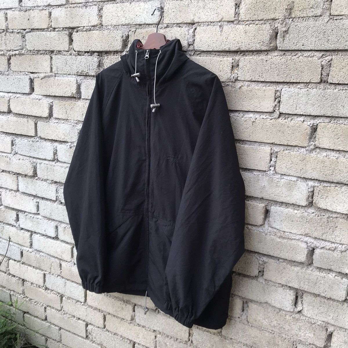 Stussy Heat🔥Vintage Stussy baggy nylon hoodie jumper jacket Size US L / EU 52-54 / 3 - 2 Thumbnail
