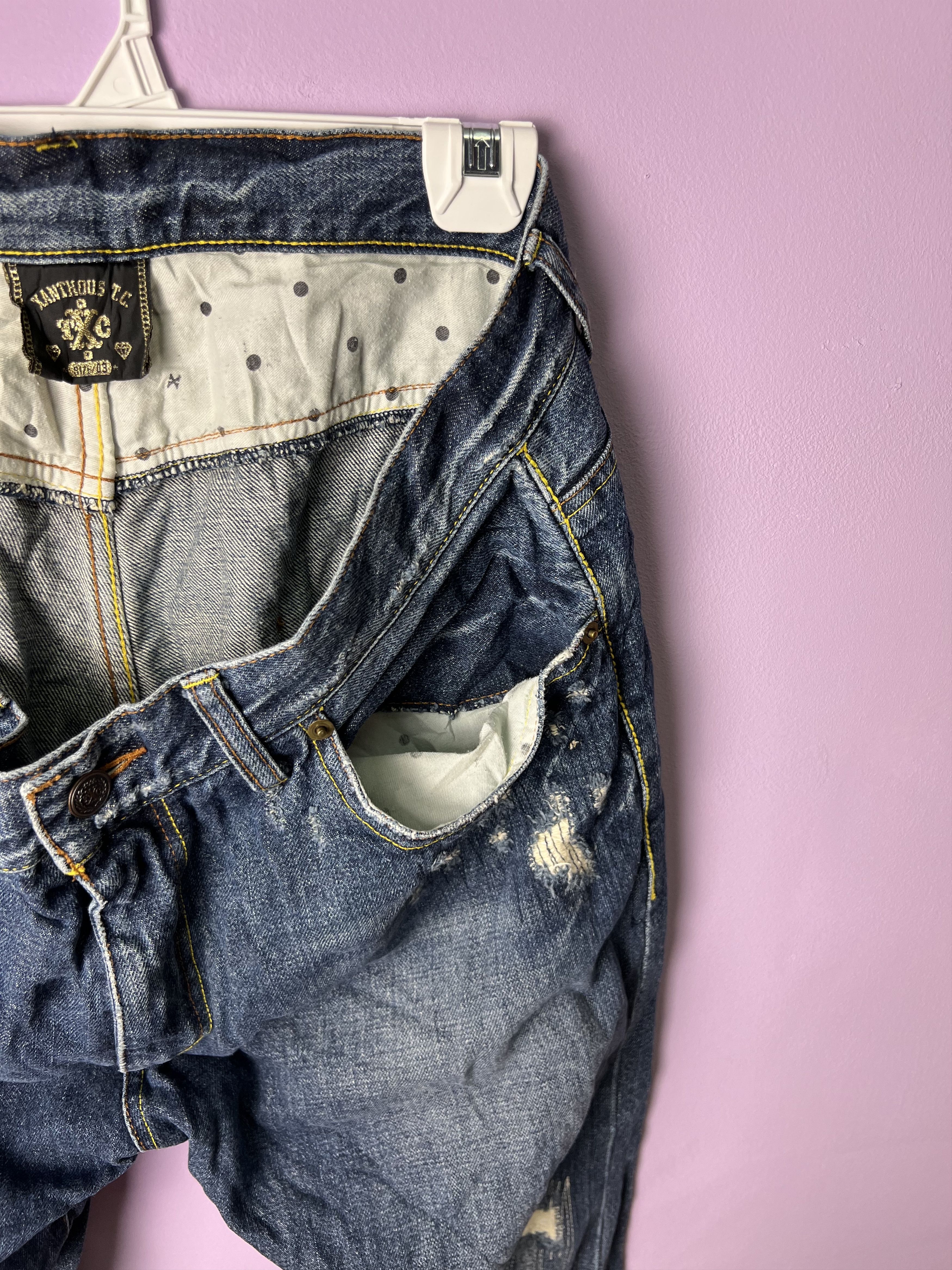 Other 🔥Xanthous Distressed Denim Size US 36 / EU 52 - 4 Thumbnail