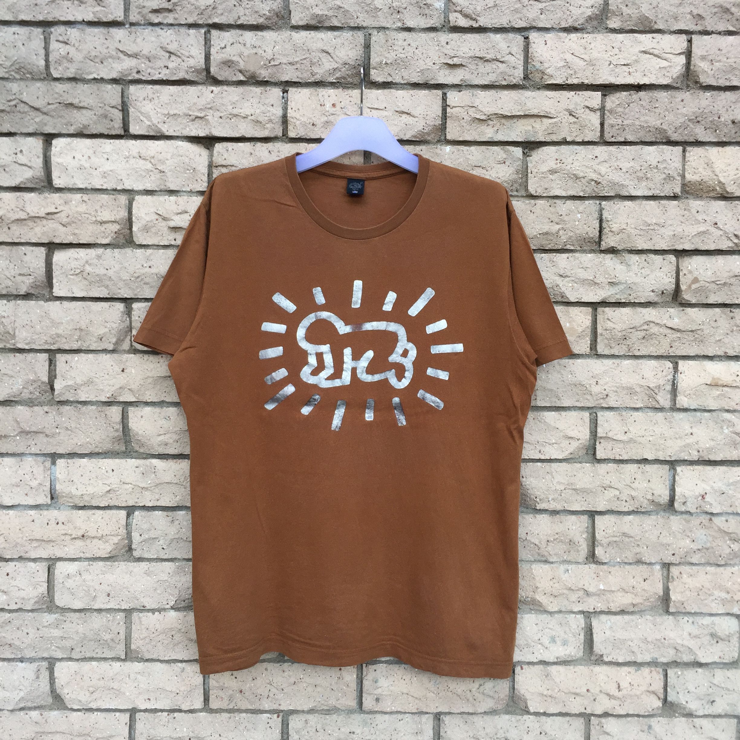 Keith Haring × Uniqlo KEITH HARING X UNIQLO t shirt spell out big design.. Size US L / EU 52-54 / 3 - 1 Thumbnail