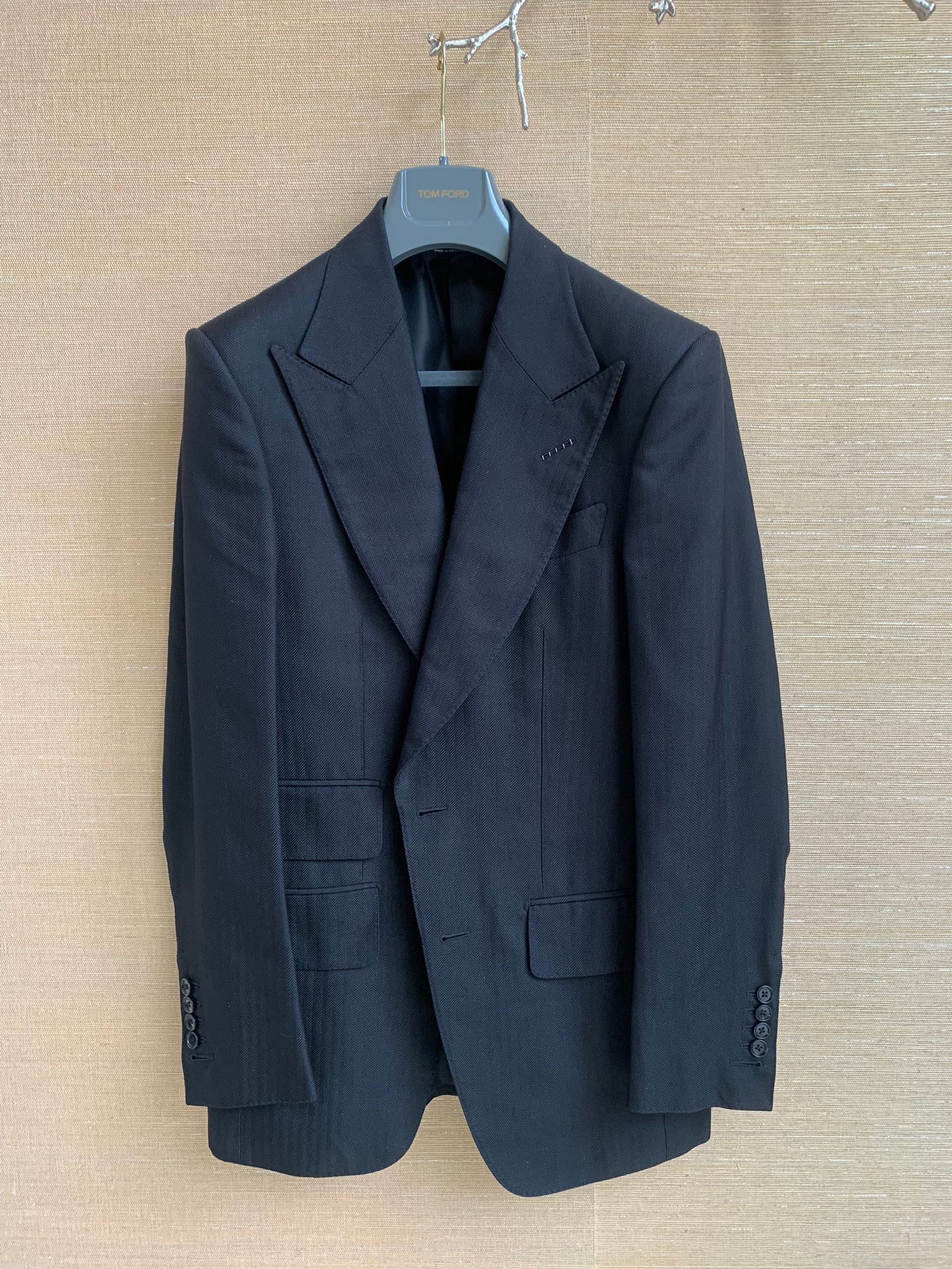 image of Tom Ford Atticus Blazer Jacket In Black, Men's (Size Small)