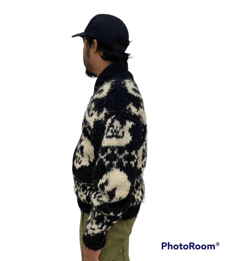 Japanese Brand RARE🔥WILLPIPS SKULL X SNAKE X CROSSBONE KNIT MOHAIR JAKCET Size US M / EU 48-50 / 2 - 3 Thumbnail