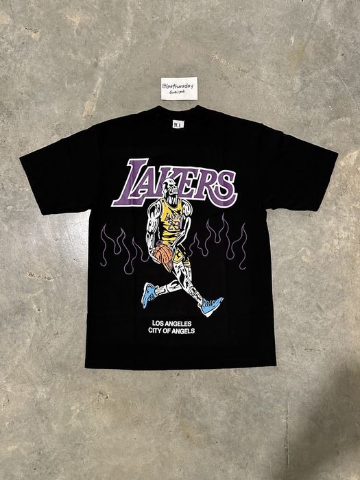 Warren Lotas Warren Lotas Lebron Lakers Tee Large | Grailed