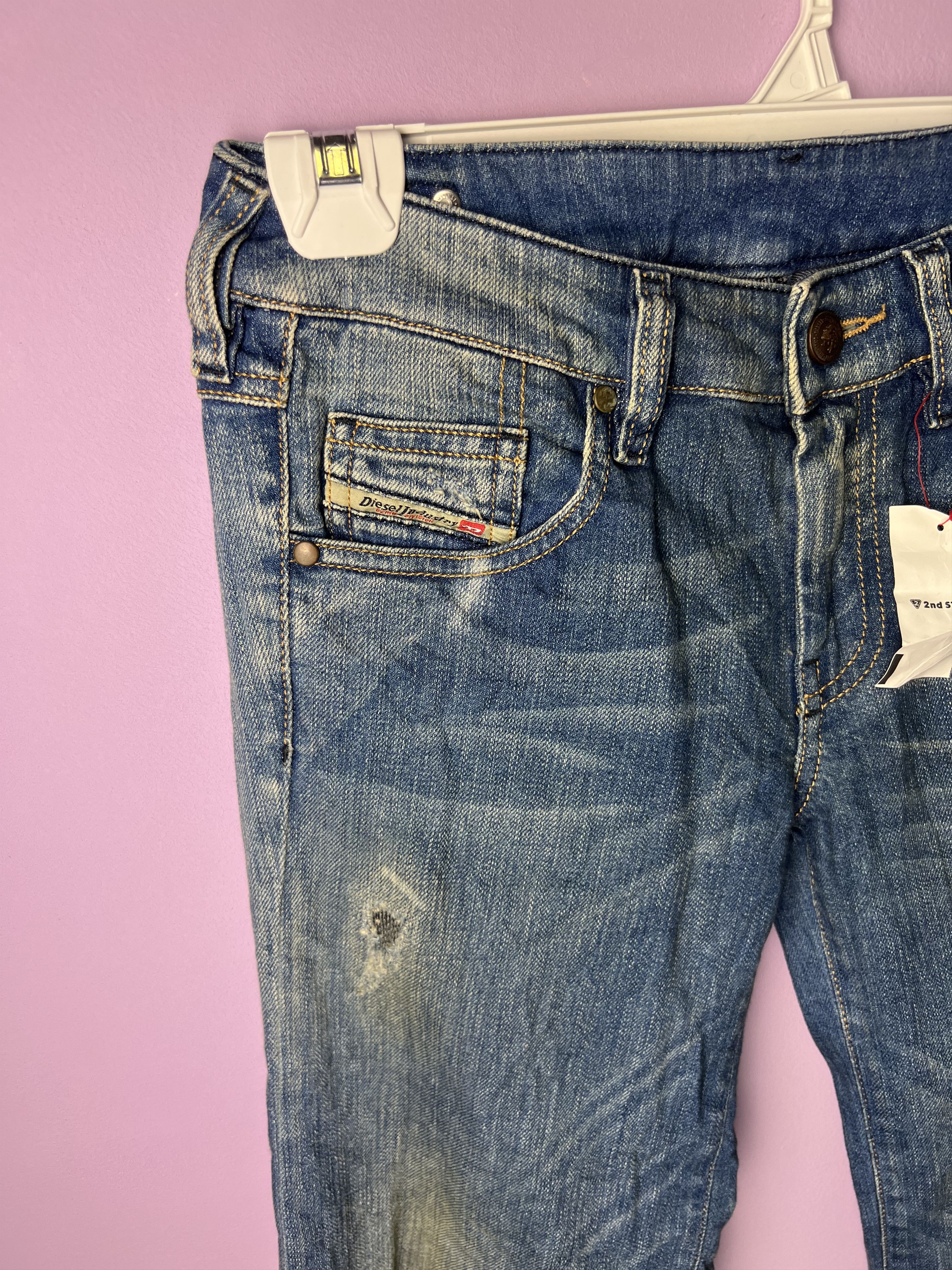 Diesel 🔥Vintage Diesel Distressed Denim Size 28" / US 6 / IT 42 - 4 Thumbnail