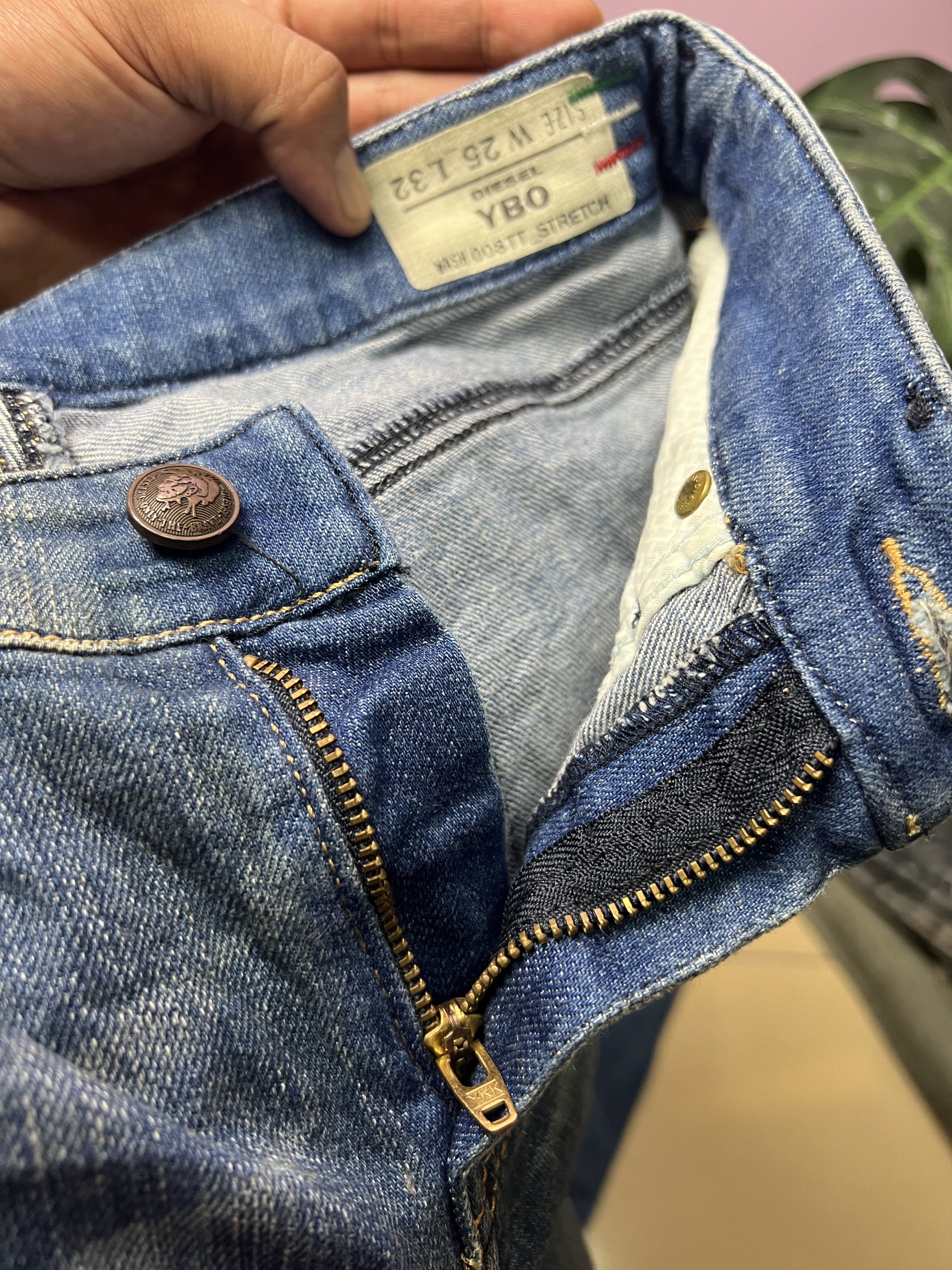 Diesel 🔥Vintage Diesel Distressed Denim Size 28" / US 6 / IT 42 - 17 Thumbnail