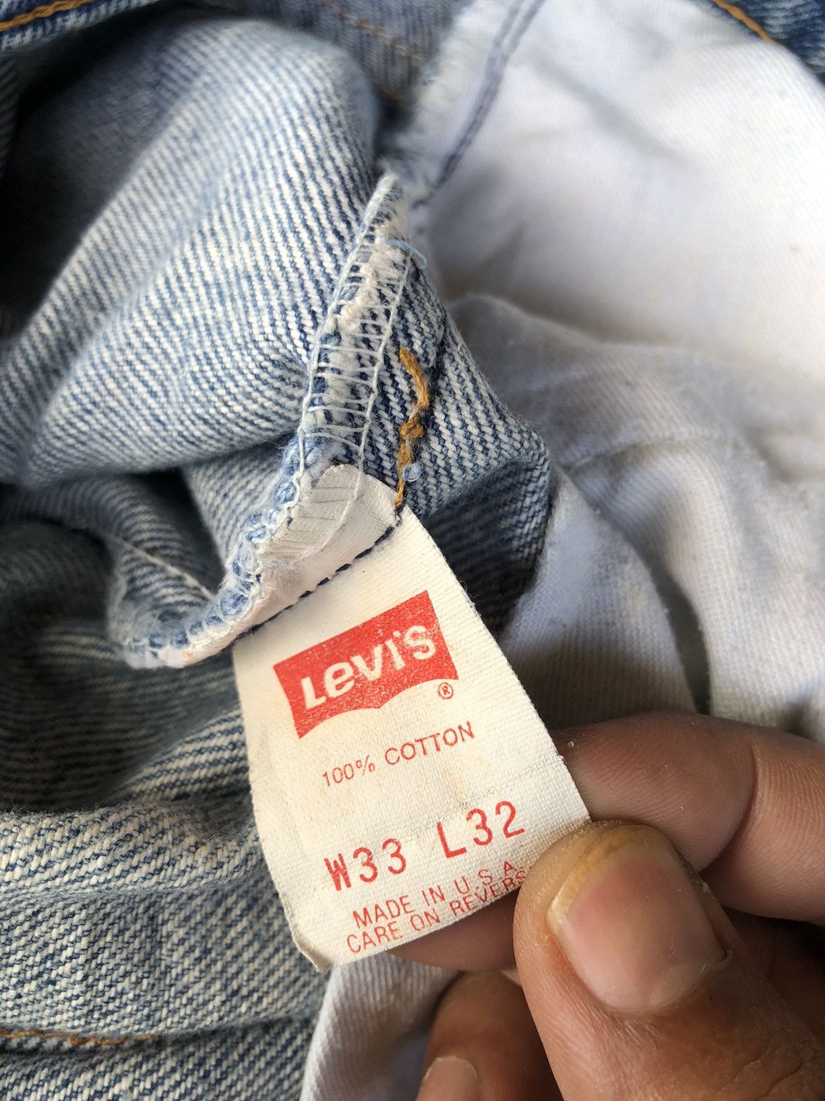 Vintage Levi’s 505 Handmade Sashiko Patchwork Paisley
