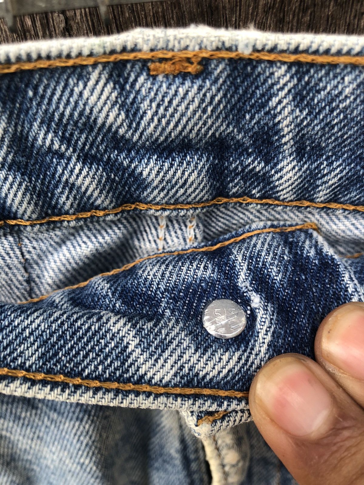Vintage Levi’s 505 Handmade Sashiko Patchwork Paisley