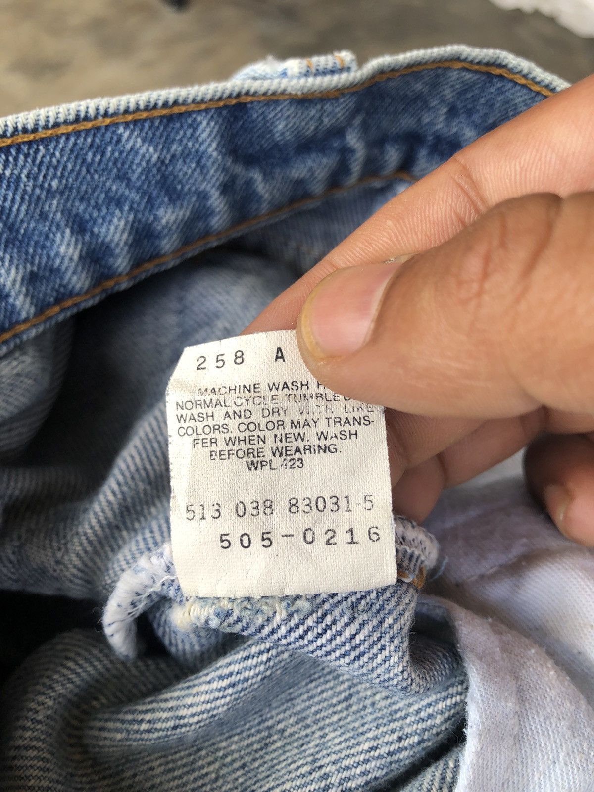 Vintage Levi’s 505 Handmade Sashiko Patchwork Paisley