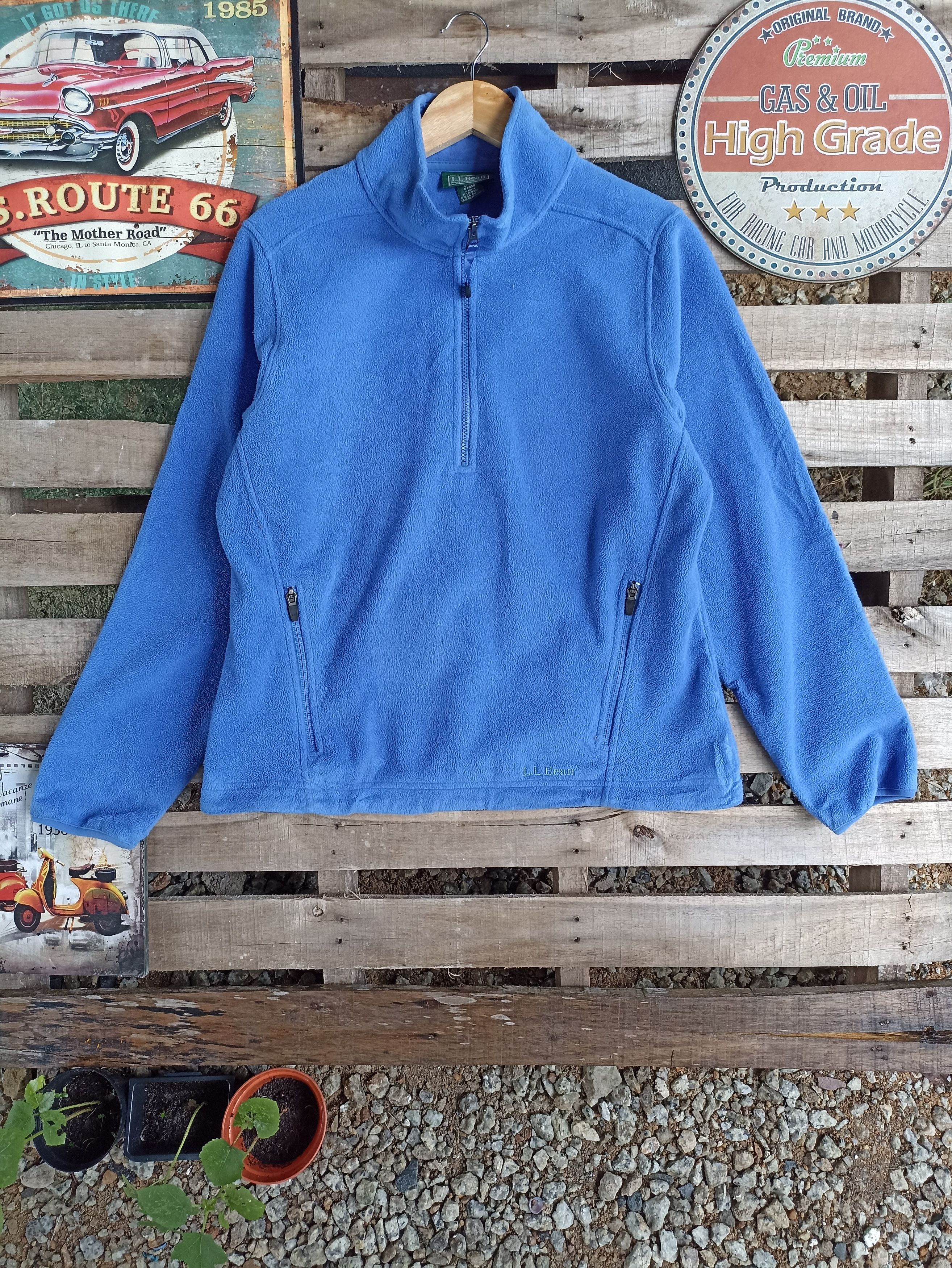 L.L. Bean × Vintage Vintage Ll Bean Fleece Sweatshirt Size S / US 4 / IT 40 - 3 Thumbnail