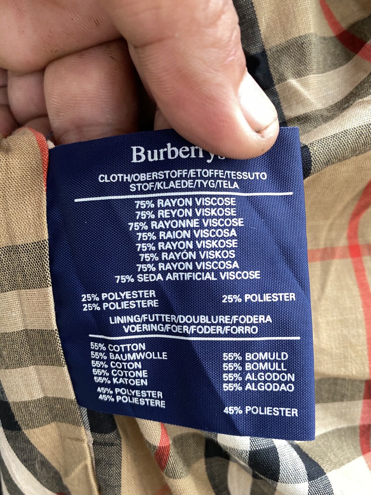 Burberry × Vintage Burberry nova check jacket Size US M / EU 48-50 / 2 - 9 Thumbnail