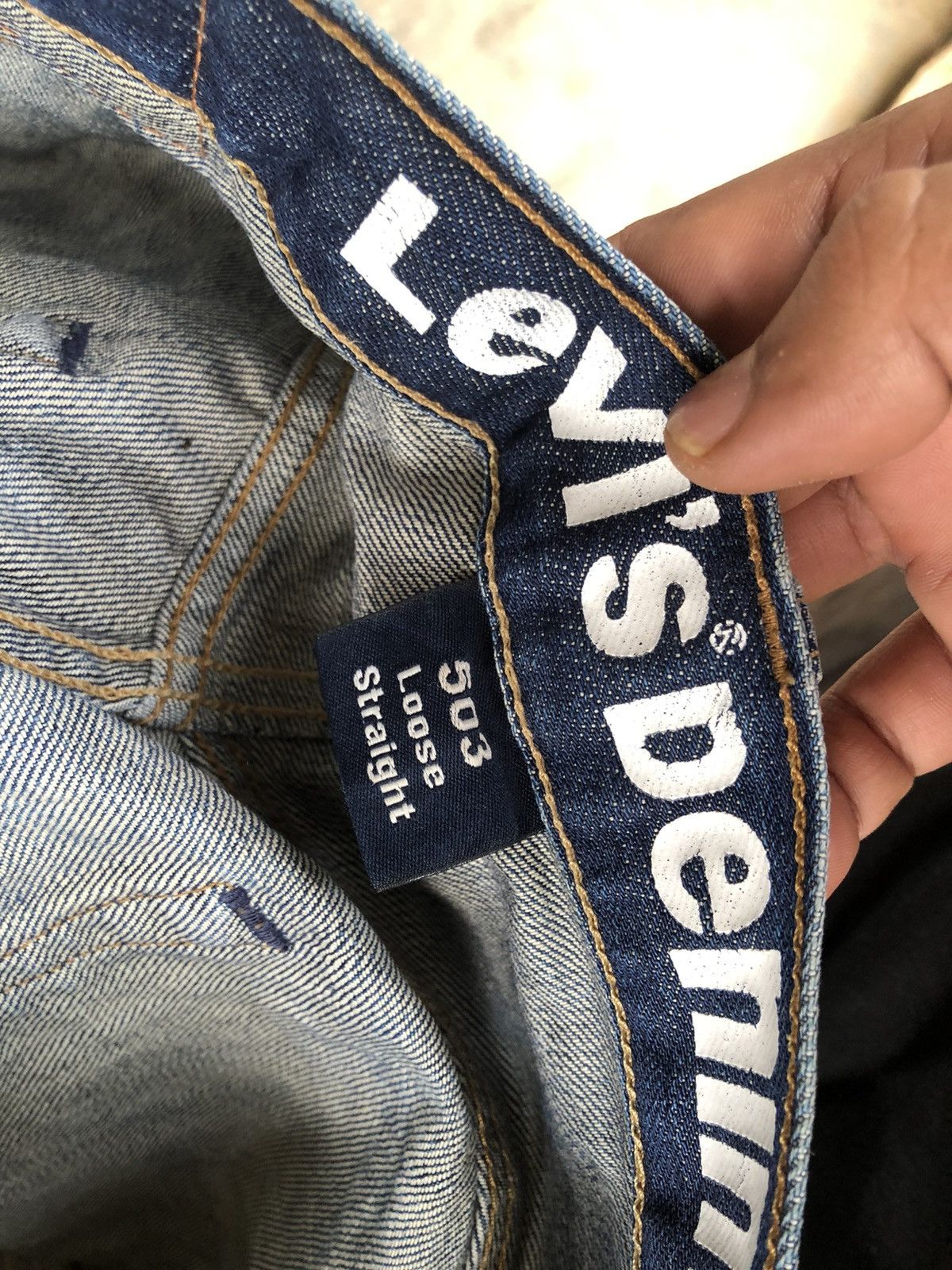 Levi's Levi’s Handmade Denim Jeans Distress Sashiko Design Size US 32 / EU 48 - 6 Thumbnail