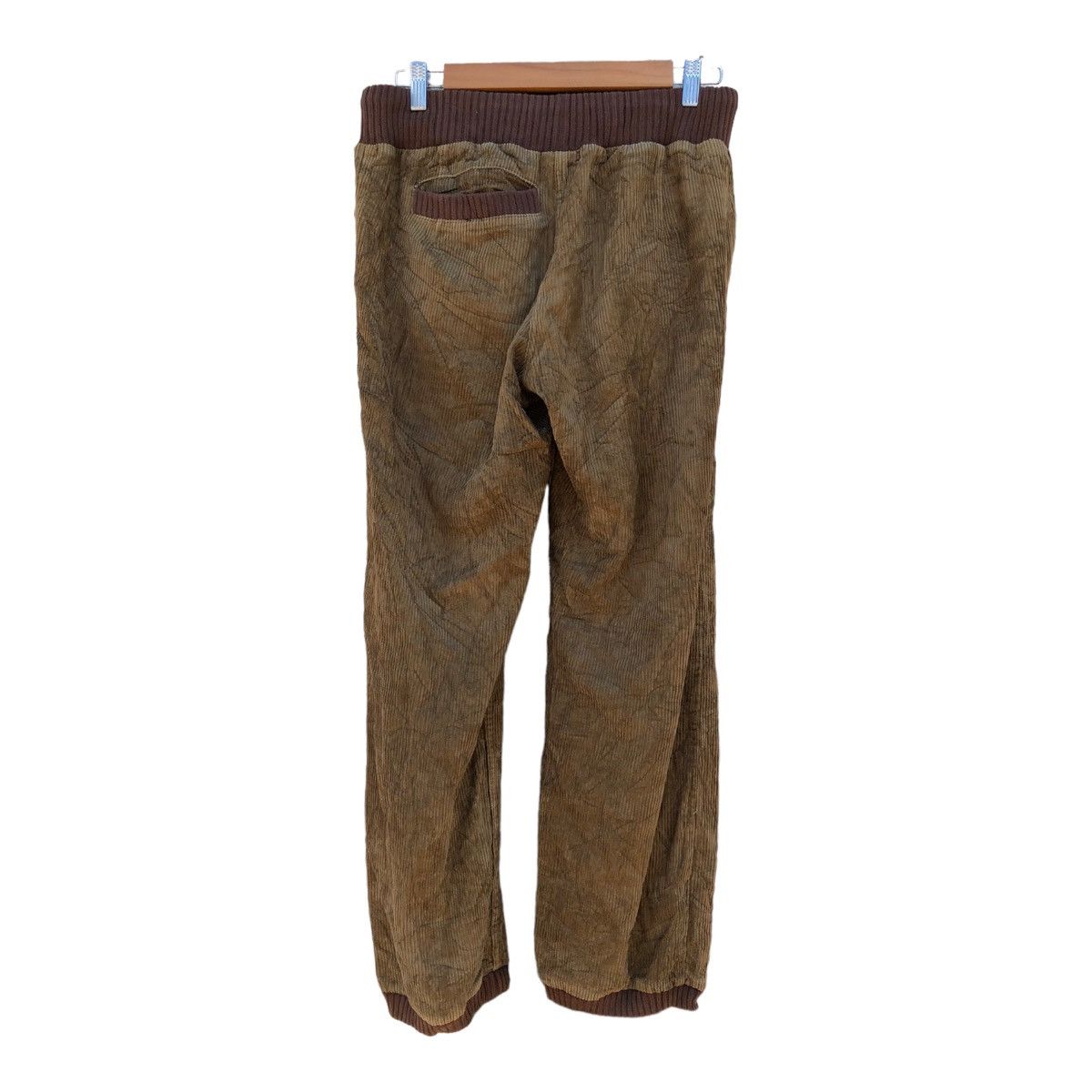 Japanese Brand Sweatpants Que Q Drawstring Corduroy Size US 33 - 2 Thumbnail