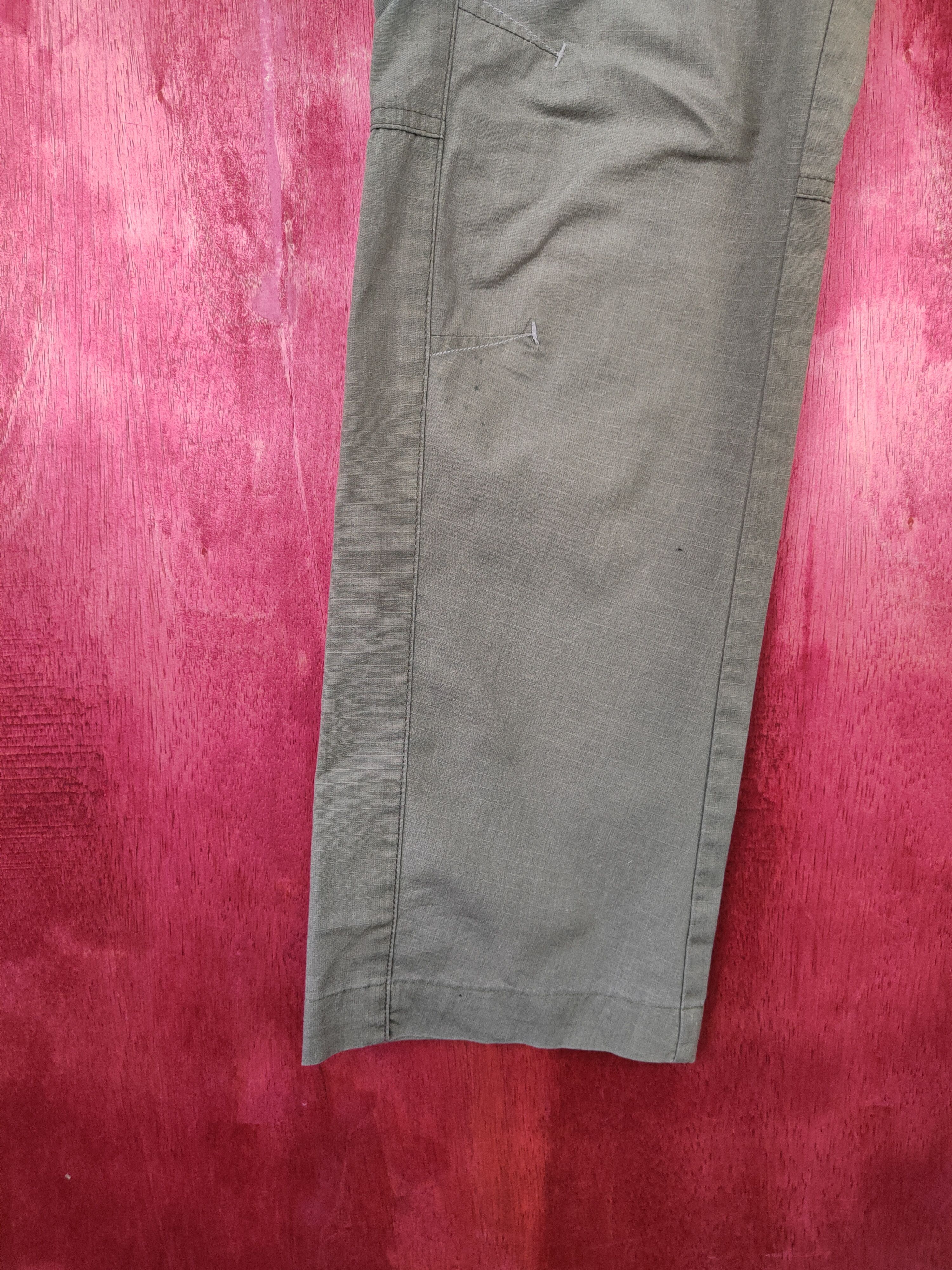 Japanese Brand × Vintage G.Ground Faded Dark Green thin Multi Pocket Pants #S557 Size US 31 - 5 Thumbnail