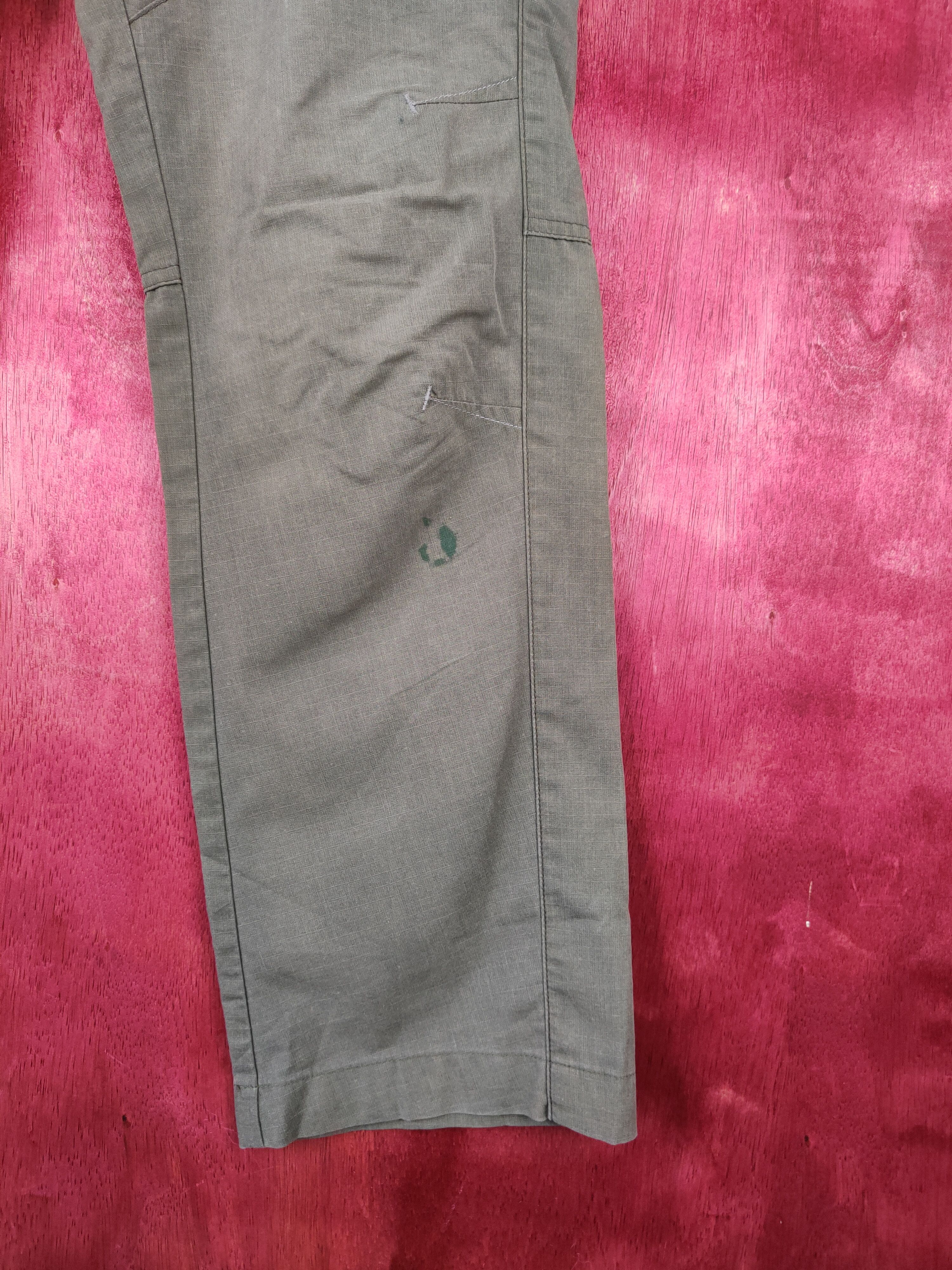 Japanese Brand × Vintage G.Ground Faded Dark Green thin Multi Pocket Pants #S557 Size US 31 - 7 Thumbnail