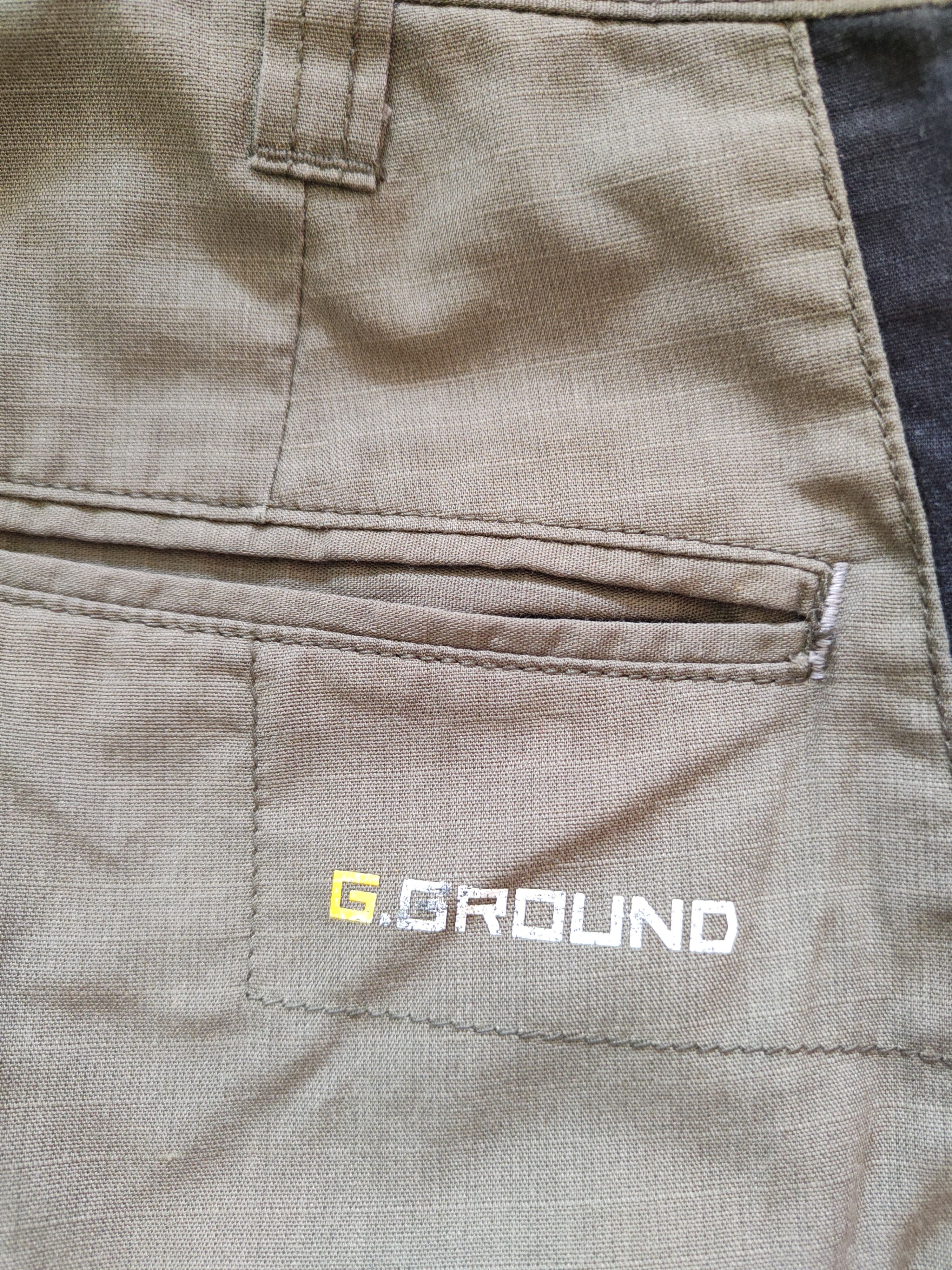 Japanese Brand × Vintage G.Ground Faded Dark Green thin Multi Pocket Pants #S557 Size US 31 - 15 Thumbnail