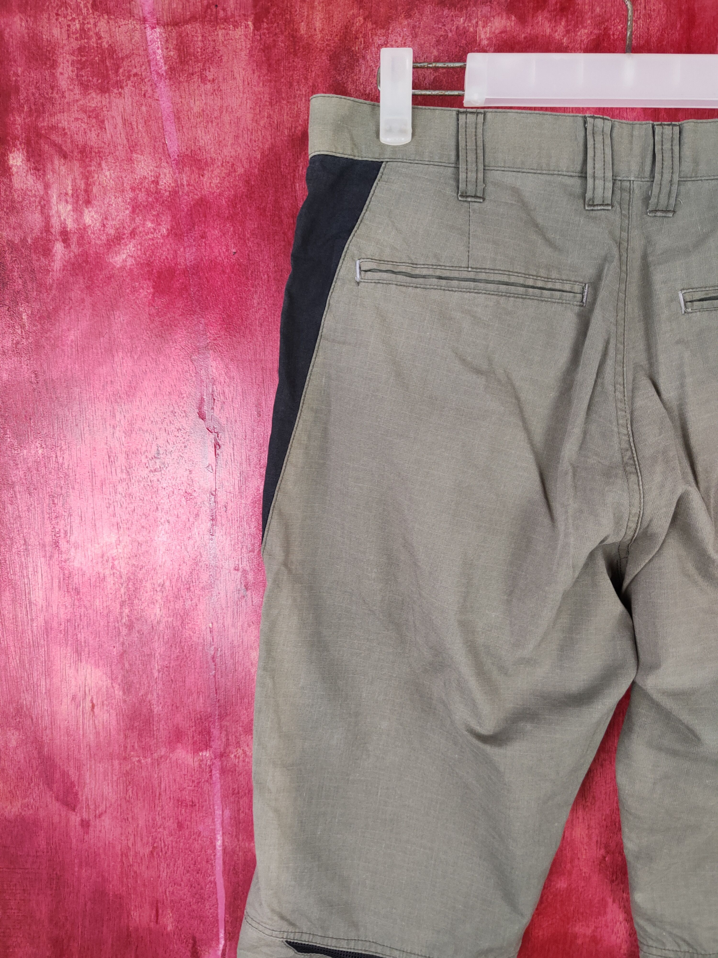 Japanese Brand × Vintage G.Ground Faded Dark Green thin Multi Pocket Pants #S557 Size US 31 - 9 Thumbnail