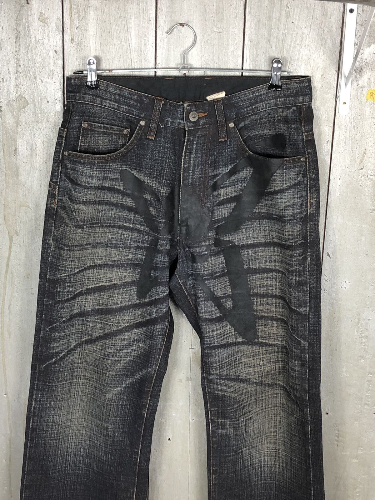 Fiberops × Japanese Brand Communication Fiberops Jeans Dirt Wash Size US 31 - 3 Thumbnail