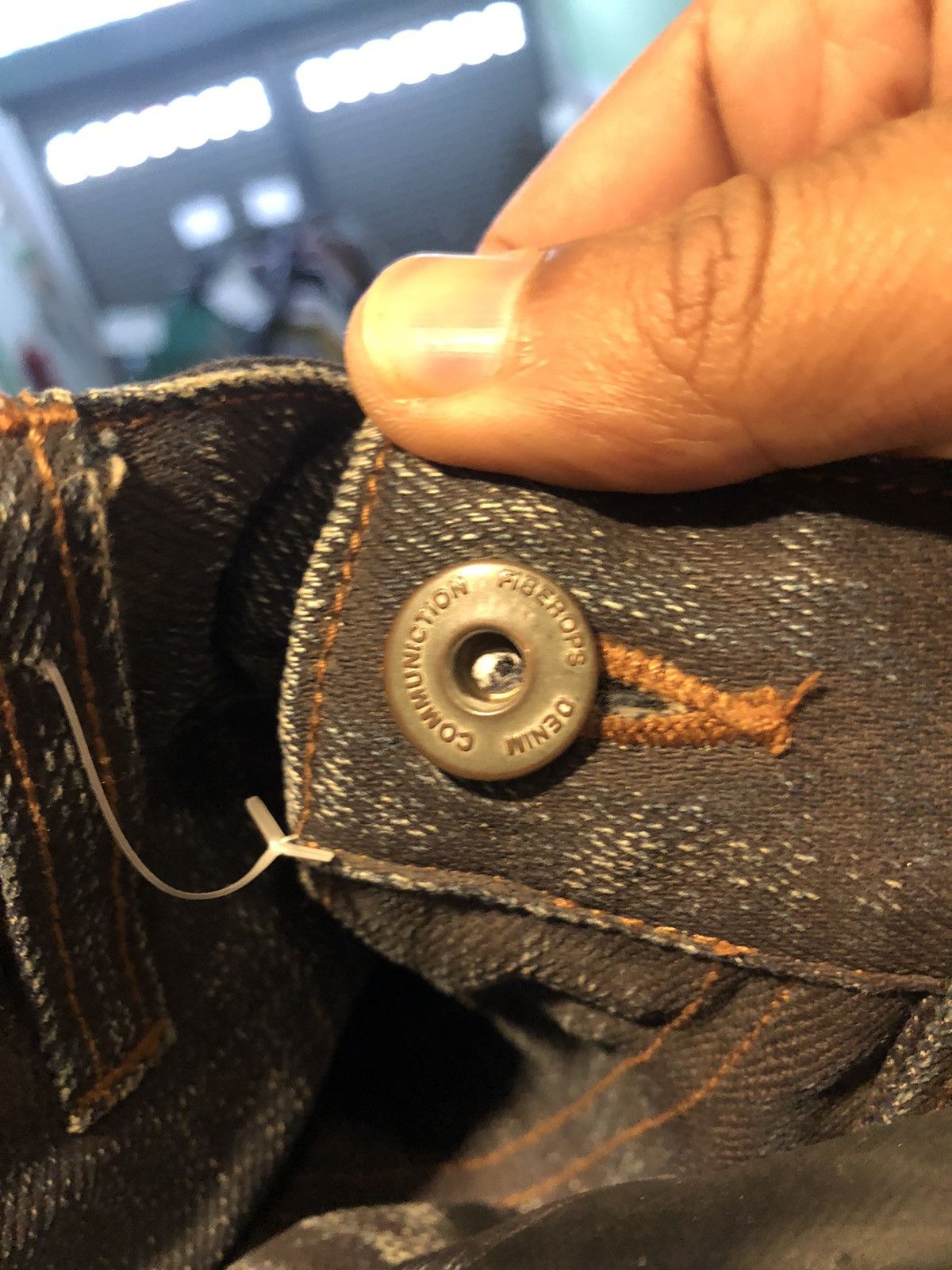 Fiberops × Japanese Brand Communication Fiberops Jeans Dirt Wash Size US 31 - 8 Thumbnail