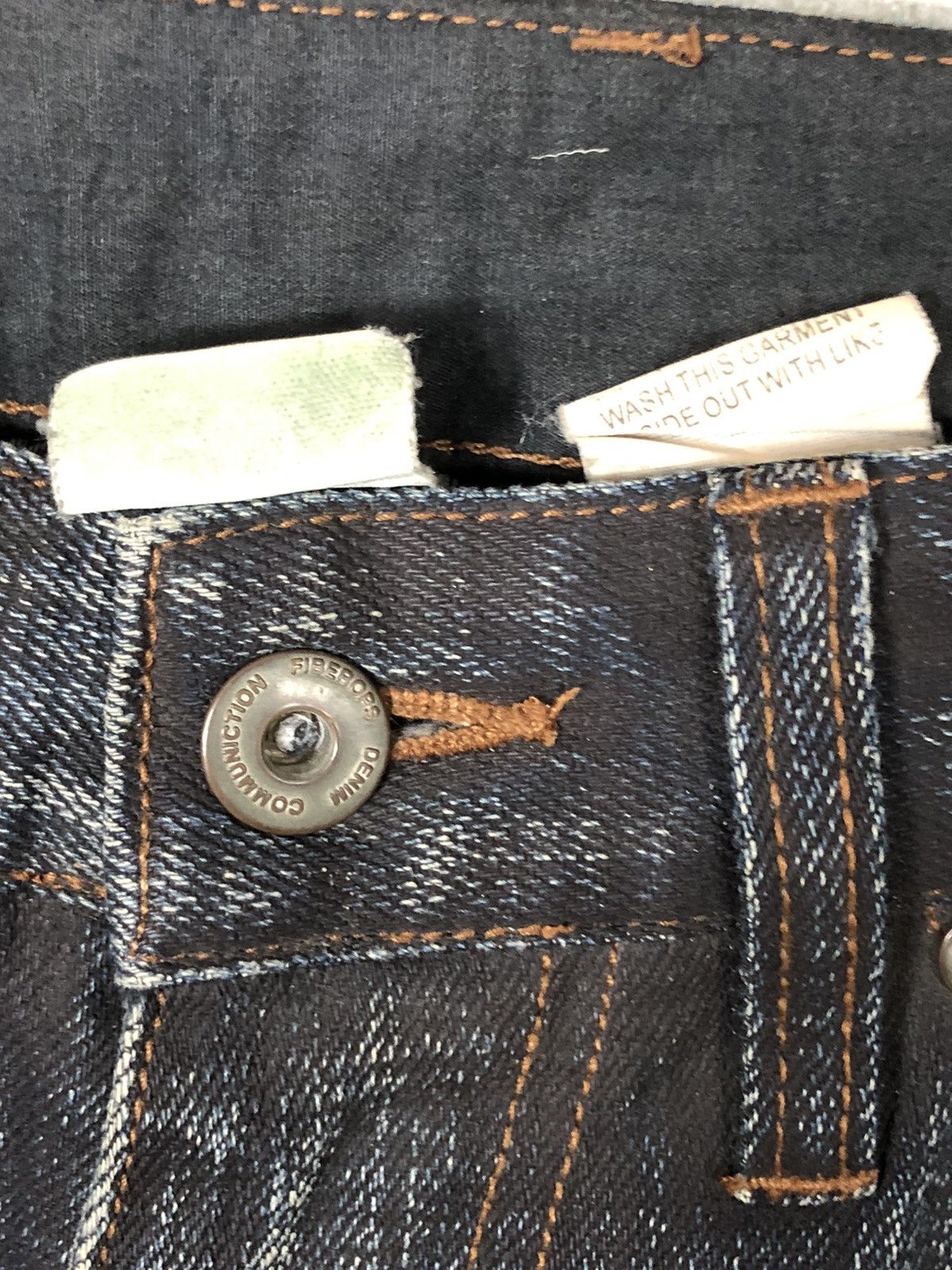 Fiberops × Japanese Brand Communication Fiberops Jeans Dirt Wash Size US 31 - 4 Thumbnail