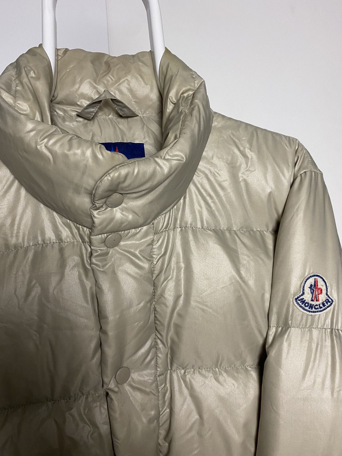 Moncler 90s Moncler vintage beige puffer jacket Grenoble Size US M / EU 48-50 / 2 - 2 Thumbnail