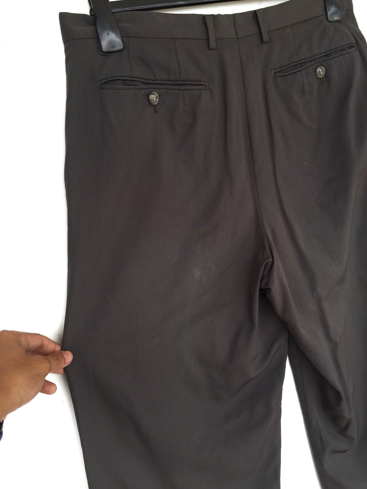 Issey Miyake ICONIC🔥OG Issey Miyake Wool Gabardine 🎈Pants Size US 33 - 11 Thumbnail