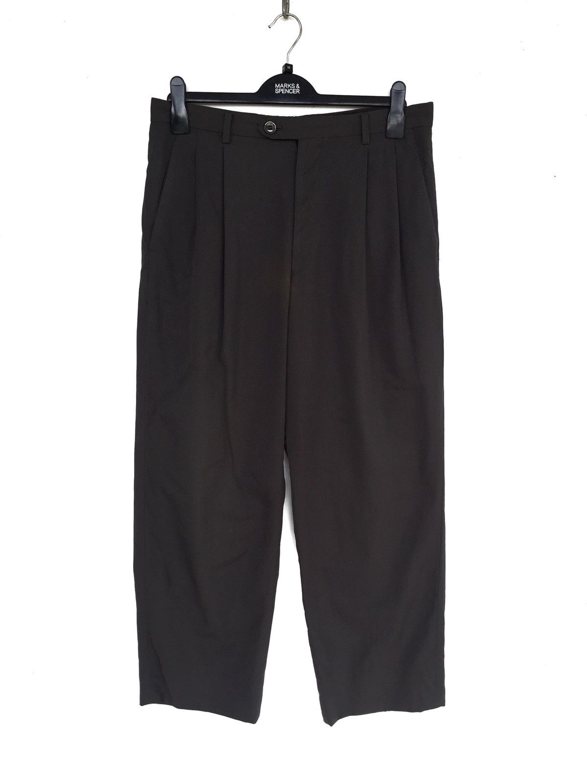 Issey Miyake ICONIC🔥OG Issey Miyake Wool Gabardine 🎈Pants Size US 33 - 1 Thumbnail