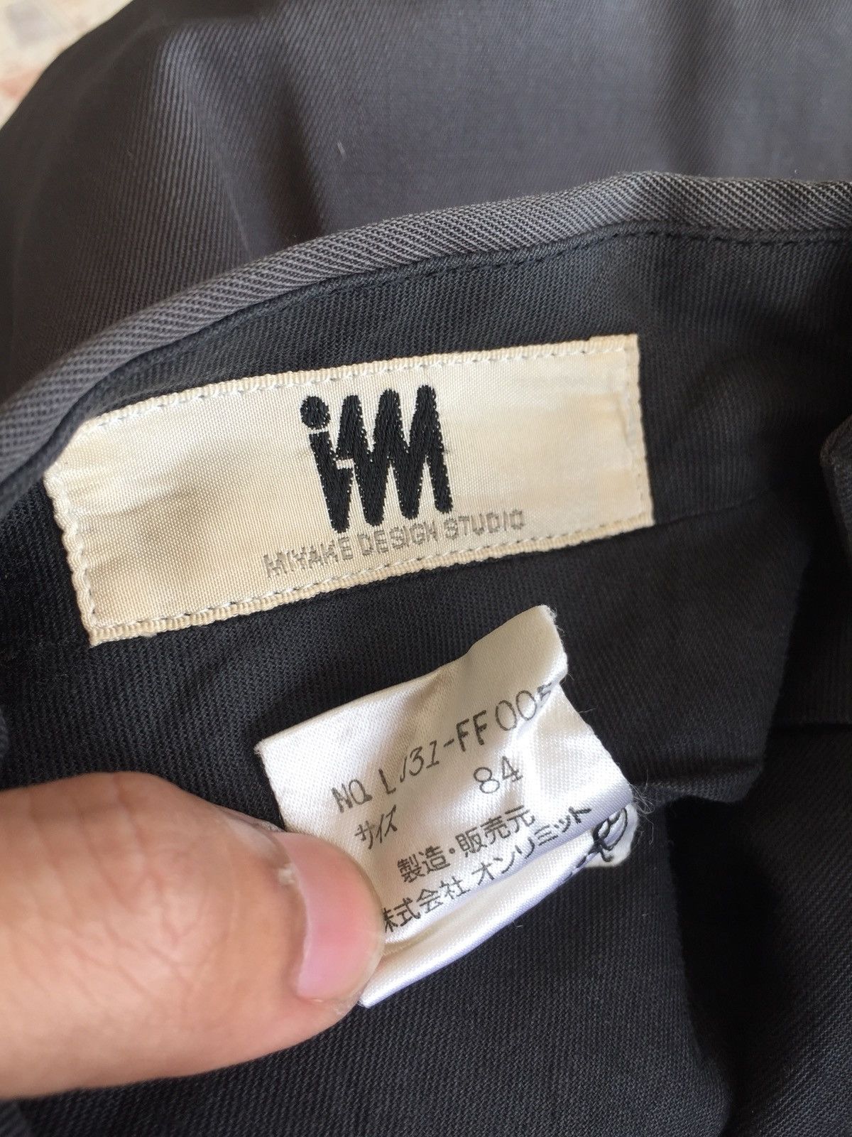 Issey Miyake ICONIC🔥OG Issey Miyake Wool Gabardine 🎈Pants Size US 33 - 12 Thumbnail