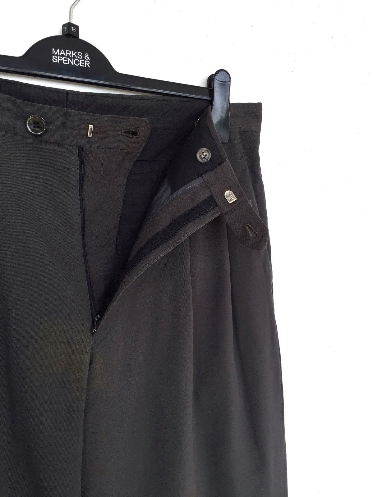 Issey Miyake ICONIC🔥OG Issey Miyake Wool Gabardine 🎈Pants Size US 33 - 7 Thumbnail