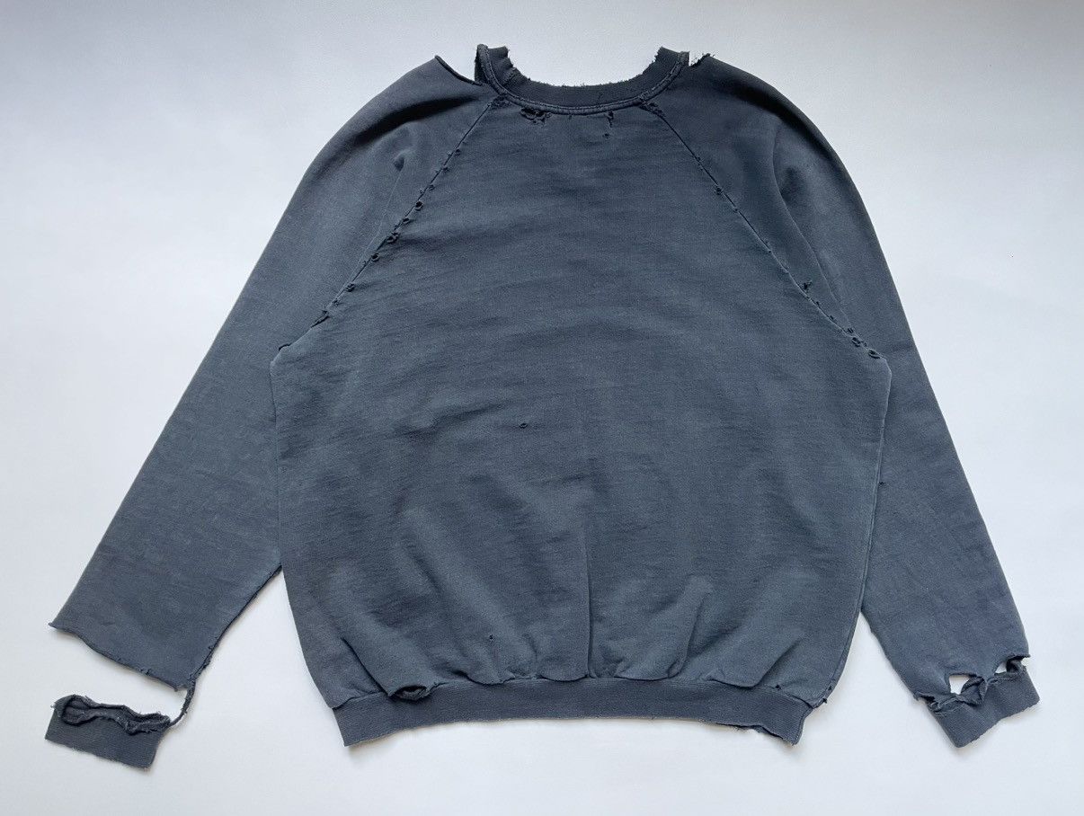 Raf Simons A/W 02 ‘Virginia Creeper’ Distressed Sweatshirt Size US M / EU 48-50 / 2 - 15 Thumbnail