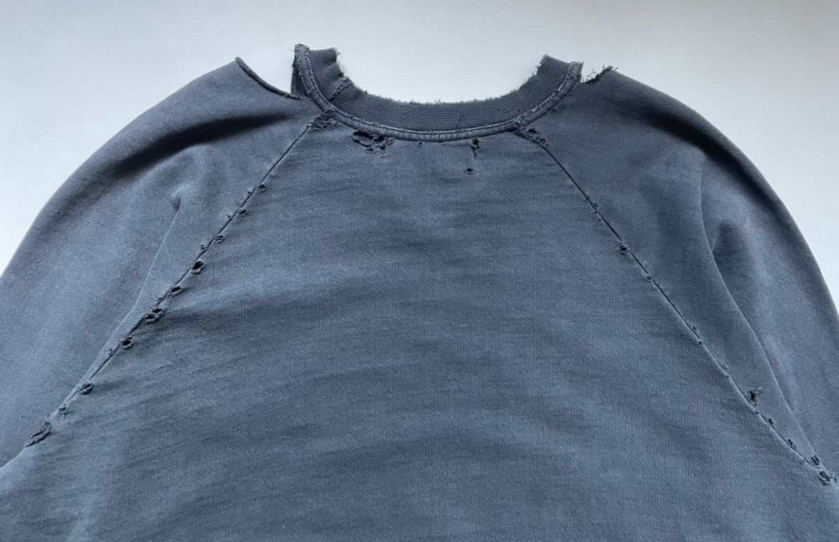 Raf Simons A/W 02 ‘Virginia Creeper’ Distressed Sweatshirt Size US M / EU 48-50 / 2 - 16 Thumbnail