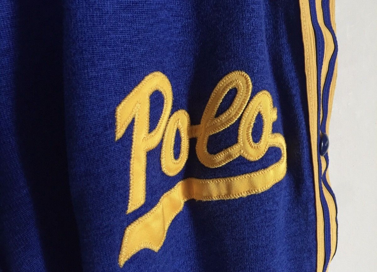 Polo Ralph Lauren Vintage Polo Ralph Lauren Varsity Trackpants with button Size US 32 / EU 48 - 2 Thumbnail