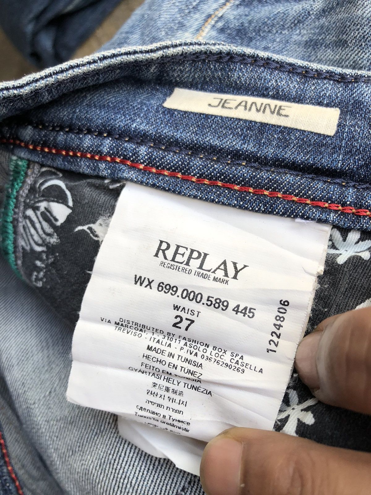 Replay Jeans Replay Distress Size US 32 / EU 48 - 4 Thumbnail