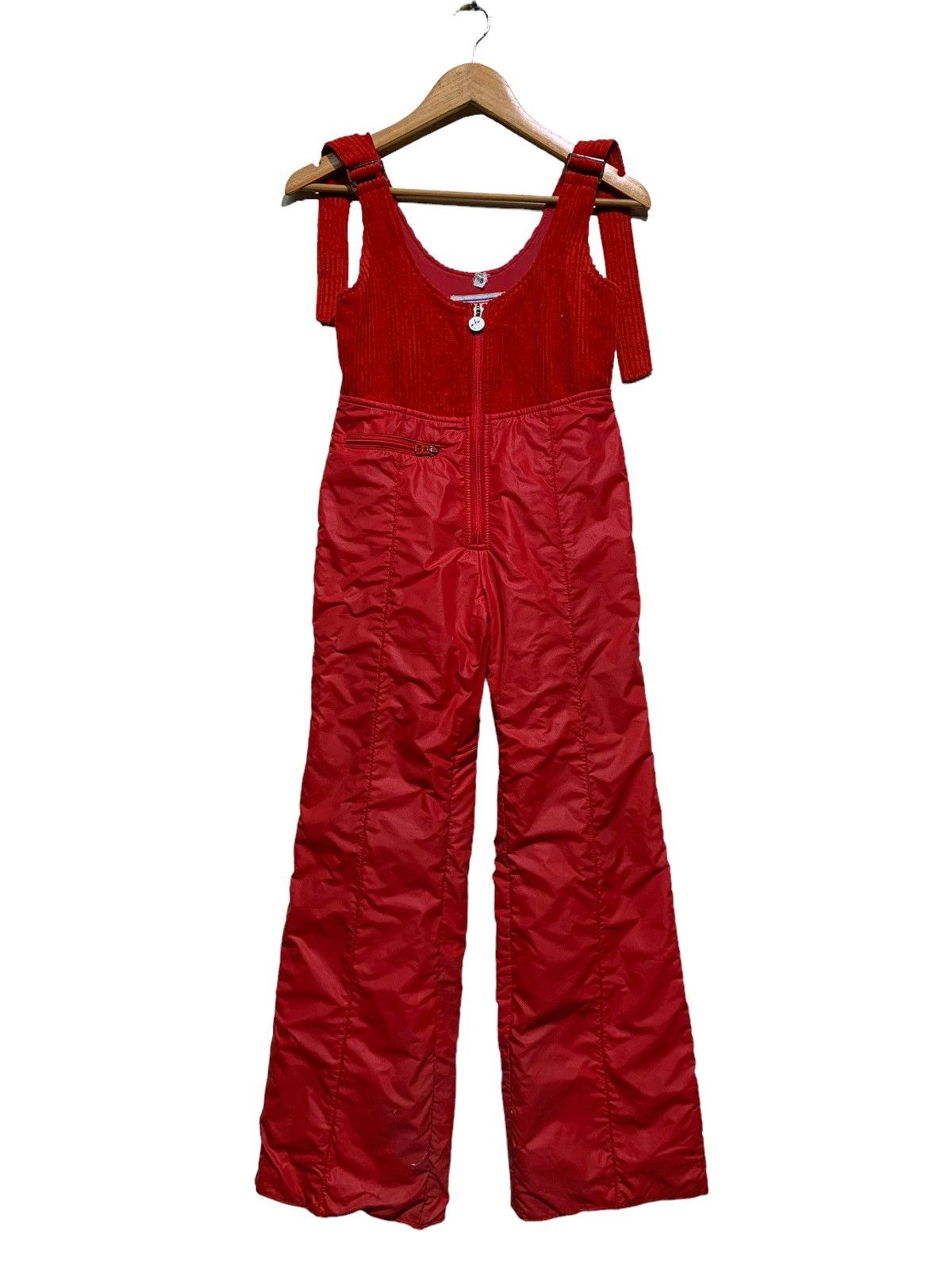 Asics × Moncler 🔥VTG MONCLER OVERALL SKI RED Size 30" / US 8 / IT 44 - 2 Thumbnail
