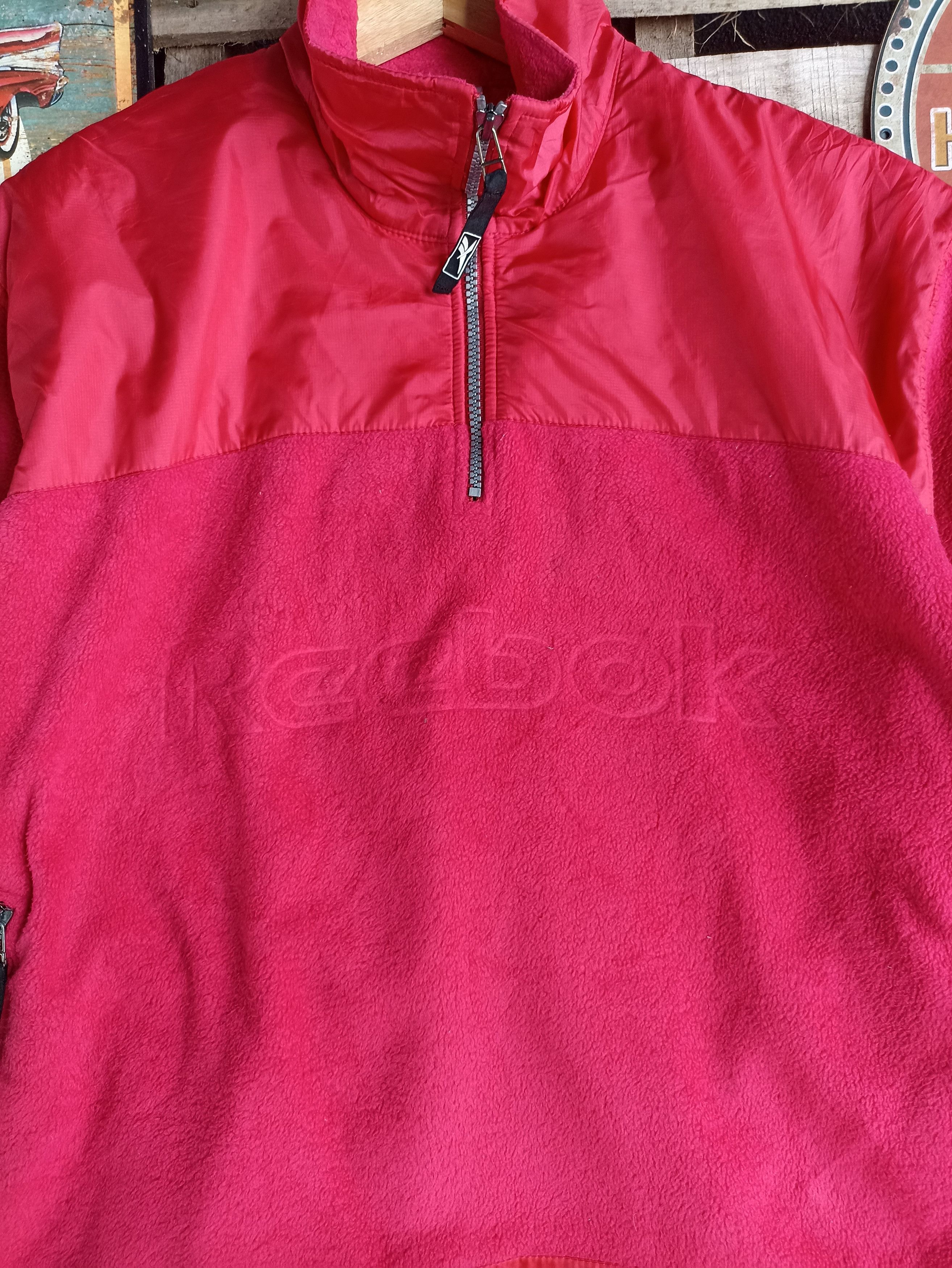 Reebok × Vintage Vintage Reebok Baggy Fleece Size US M / EU 48-50 / 2 - 2 Thumbnail