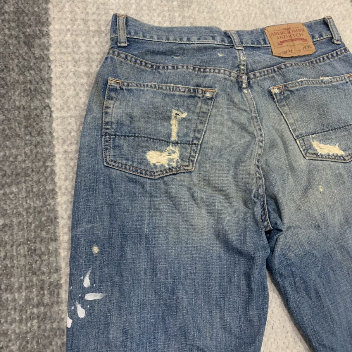 Abercrombie & Fitch × Vintage VINTAGE 80s AMBERCROMBIE & FITCH 30x30 Disstress Denim Jean Size US 30 / EU 46 - 14 Thumbnail