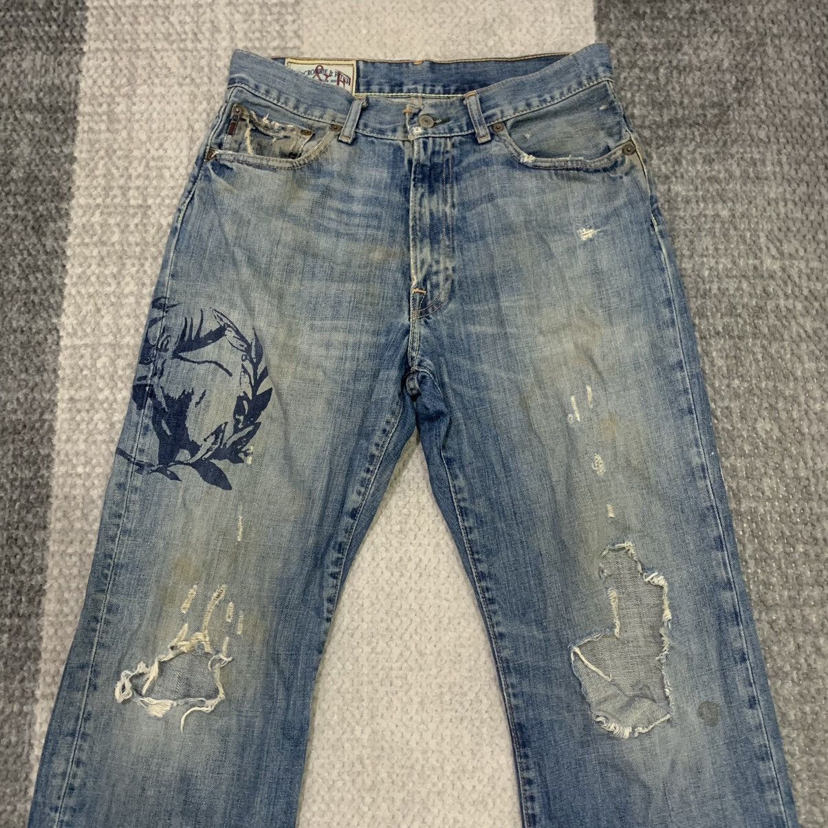 Abercrombie & Fitch × Vintage VINTAGE 80s AMBERCROMBIE & FITCH 30x30 Disstress Denim Jean Size US 30 / EU 46 - 4 Thumbnail
