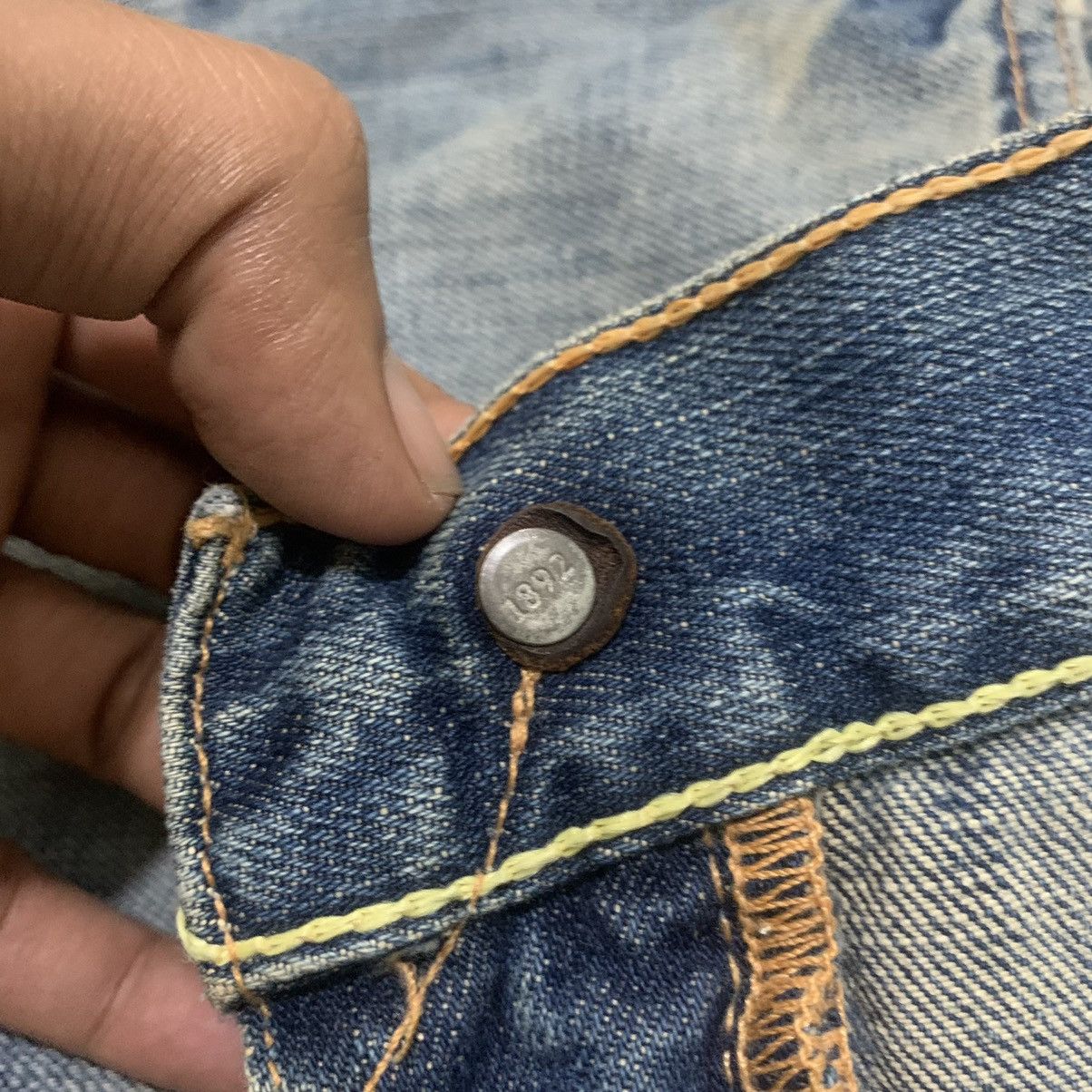 Abercrombie & Fitch × Vintage VINTAGE 80s AMBERCROMBIE & FITCH 30x30 Disstress Denim Jean Size US 30 / EU 46 - 20 Thumbnail