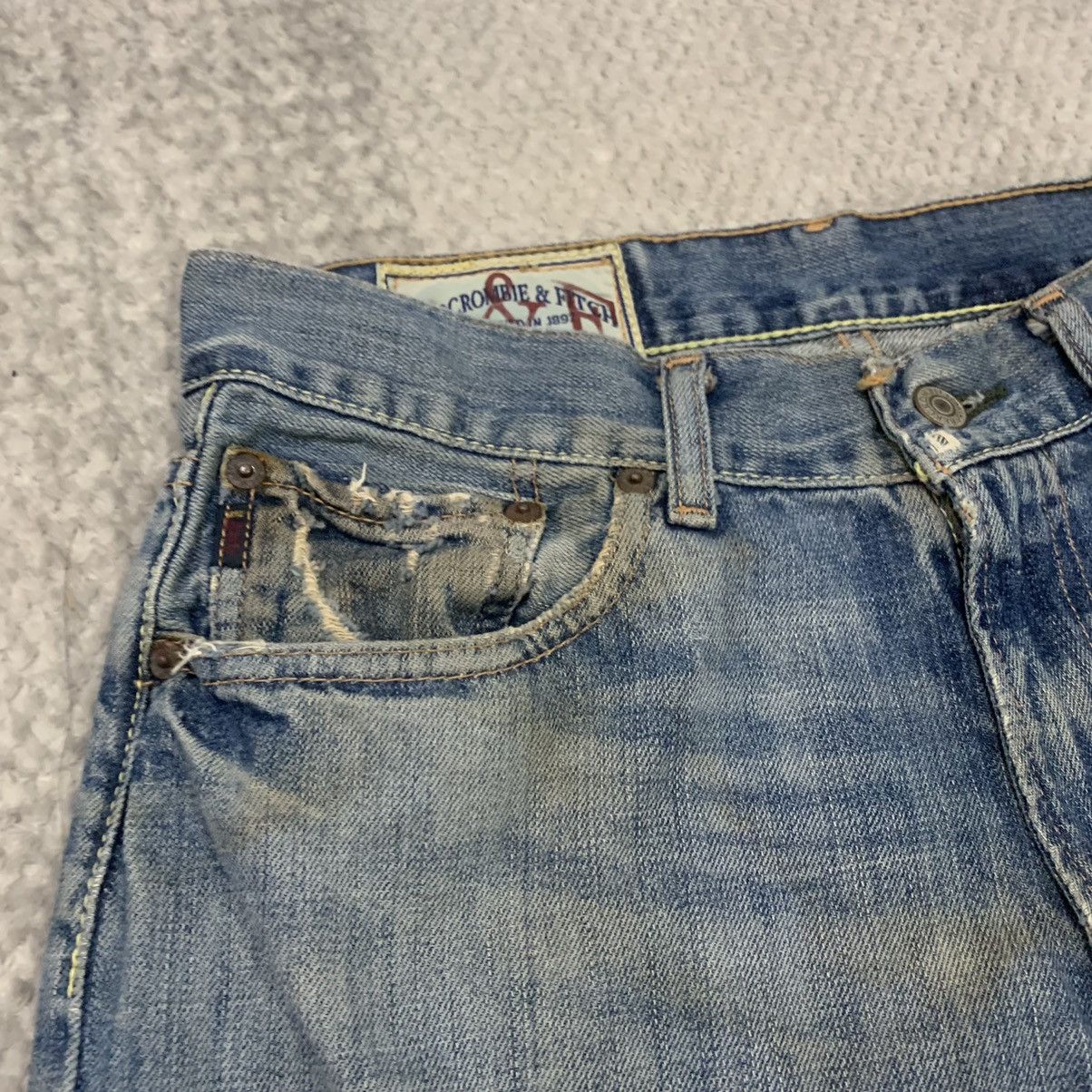 Abercrombie & Fitch × Vintage VINTAGE 80s AMBERCROMBIE & FITCH 30x30 Disstress Denim Jean Size US 30 / EU 46 - 8 Thumbnail