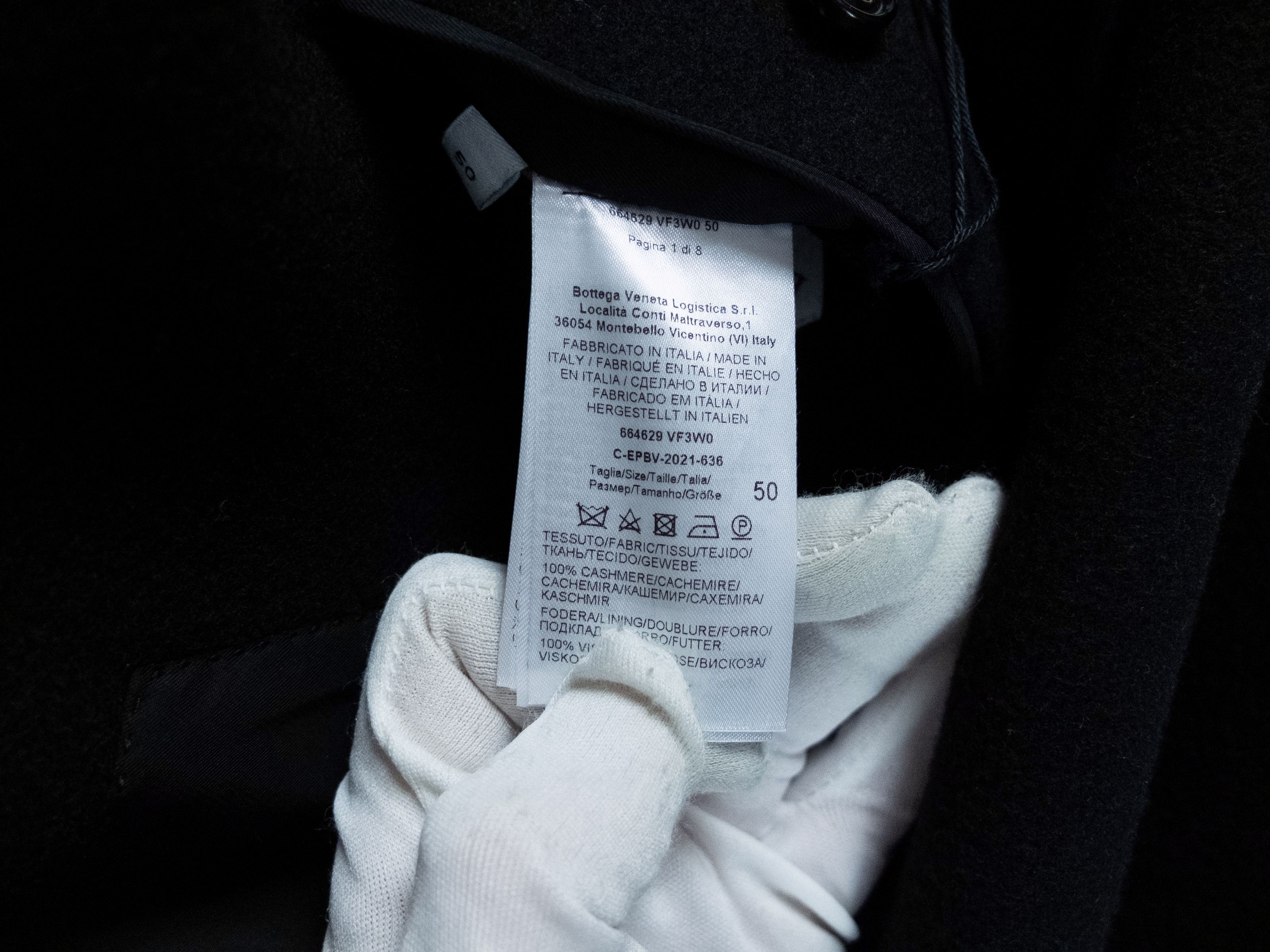Bottega Veneta $5400 BOTTEGA VENETA black thick cashmere coat Size 40 US 50 Size US M / EU 48-50 / 2 - 6 Thumbnail