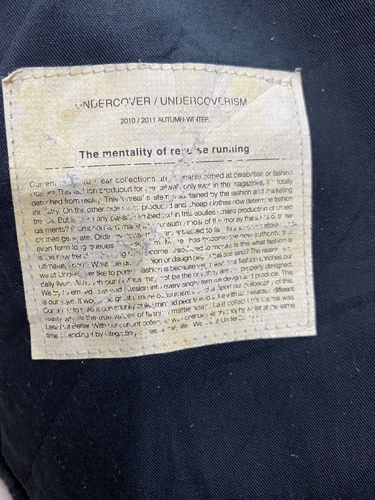 Undercover UNDERCOVERISM 2010/2011 AUTUMN-WINTER CUSTOM PANTS RARE Size US 30 / EU 46 - 3 Thumbnail