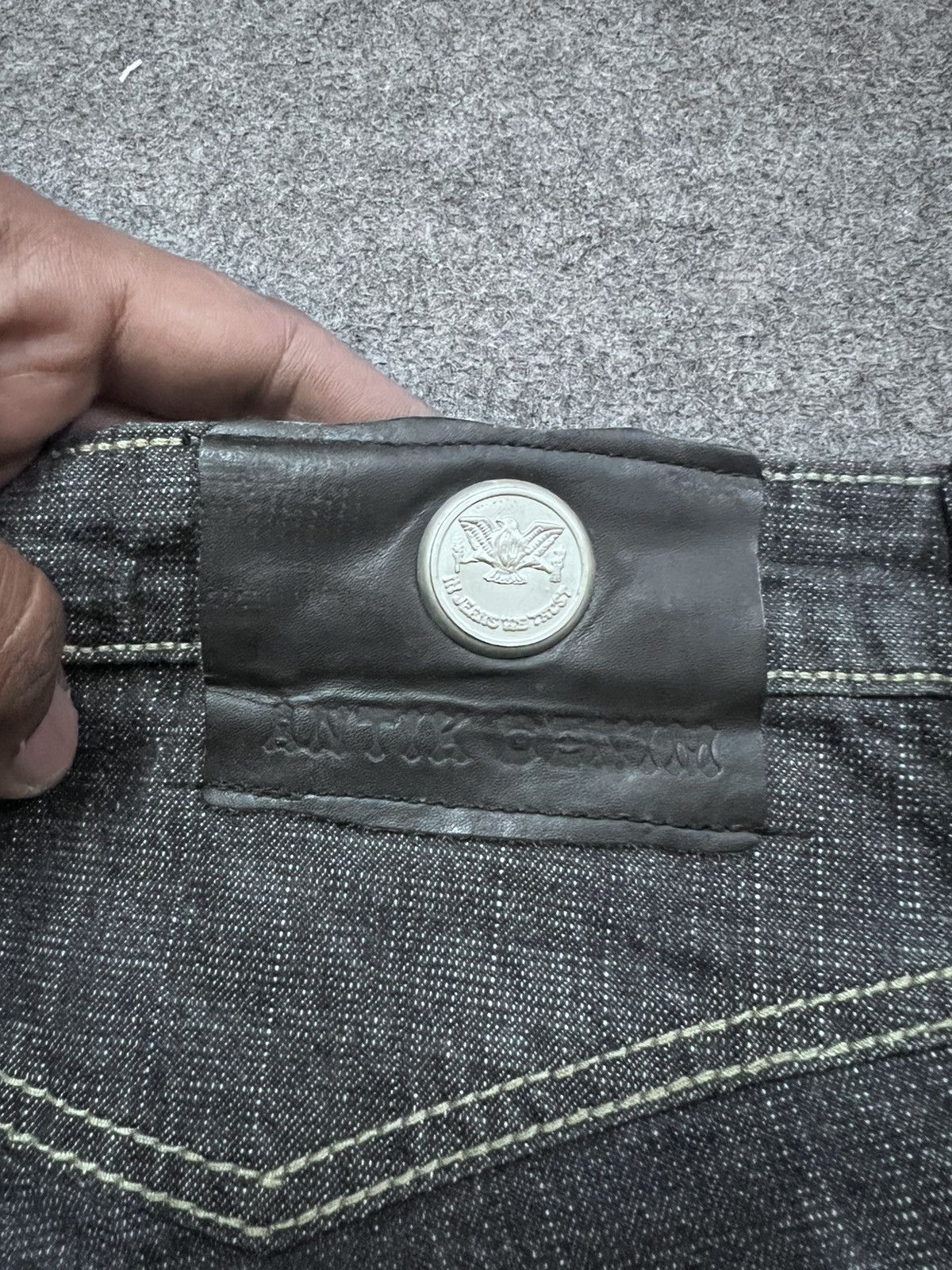 Antik Denim × Japanese Brand × Vintage STUDED💥ANTIK DENIM HANDCRAFTED IN THE USA DENIM PANTS Size US 35 - 10 Thumbnail