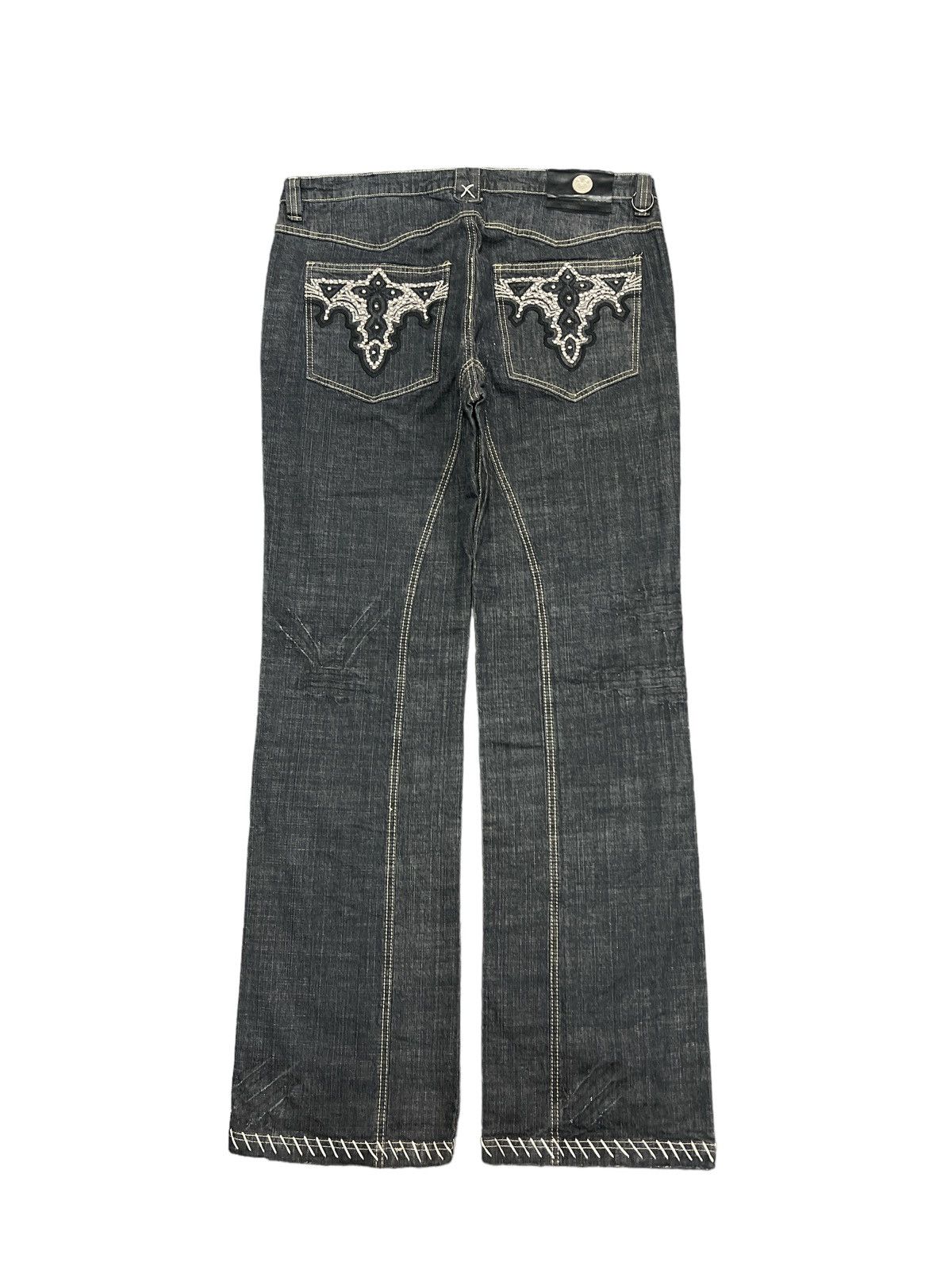 Antik Denim × Japanese Brand × Vintage STUDED💥ANTIK DENIM HANDCRAFTED IN THE USA DENIM PANTS Size US 35 - 7 Thumbnail