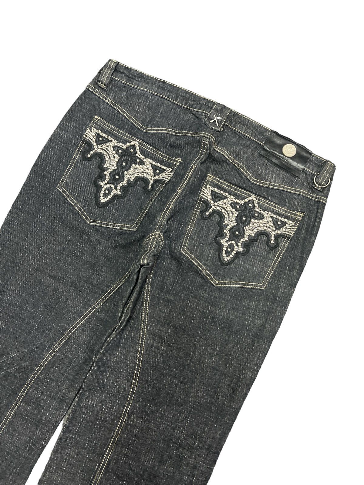 Antik Denim × Japanese Brand × Vintage STUDED💥ANTIK DENIM HANDCRAFTED IN THE USA DENIM PANTS Size US 35 - 8 Thumbnail