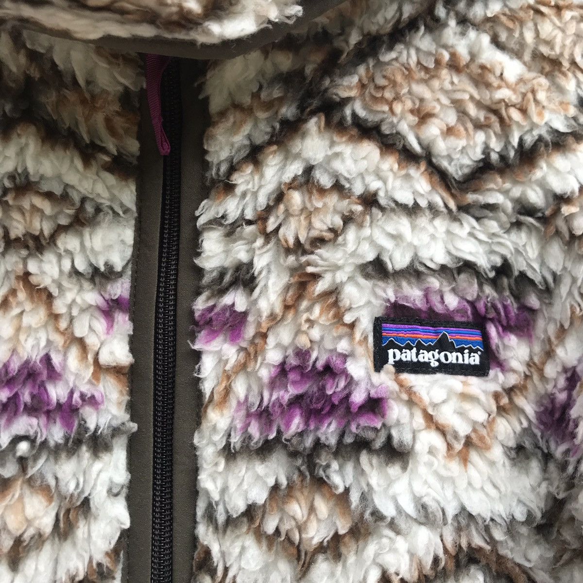 Patagonia × Vintage Patagonia Fleece Jacket Colourfull Size XS / US 0-2 / IT 36-38 - 5 Thumbnail