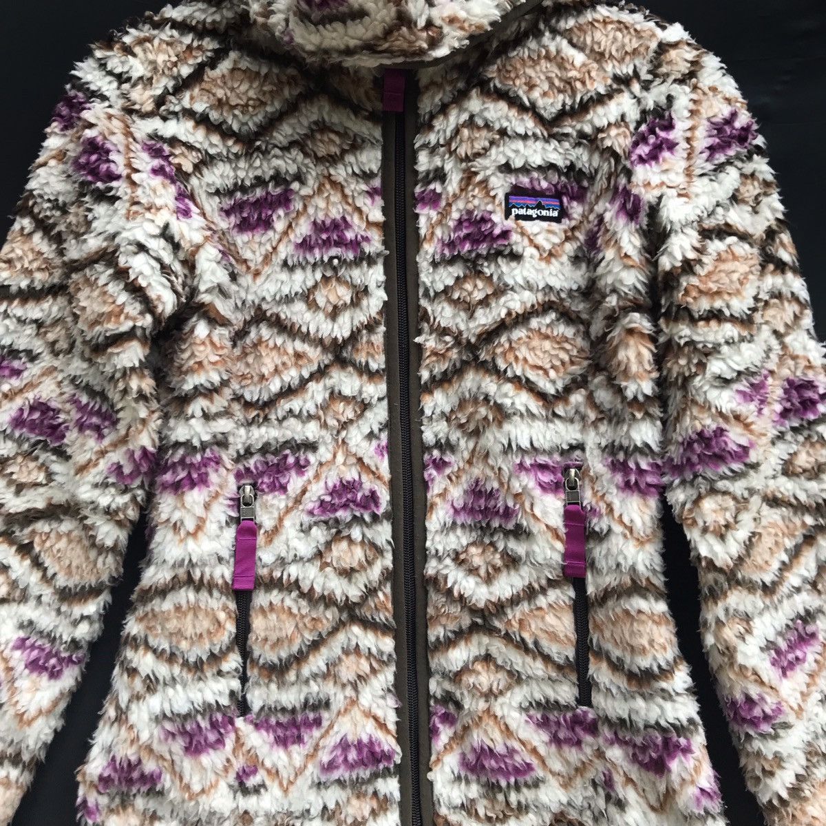 Patagonia × Vintage Patagonia Fleece Jacket Colourfull Size XS / US 0-2 / IT 36-38 - 10 Thumbnail