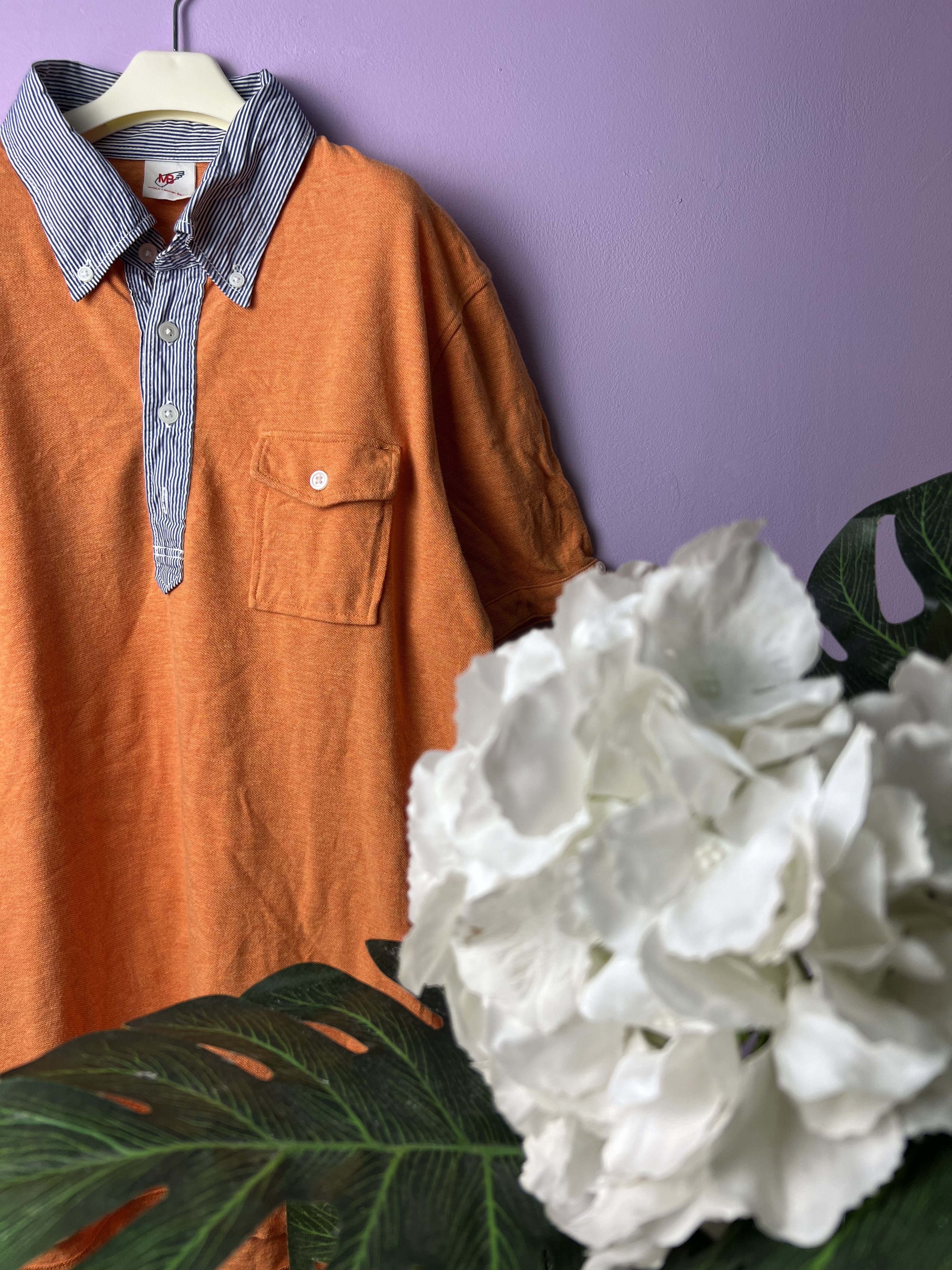 Michael Bastian 🔥Orange Uniqlo x Michael Bastian Polo Tees Size US M / EU 48-50 / 2 - 5 Thumbnail