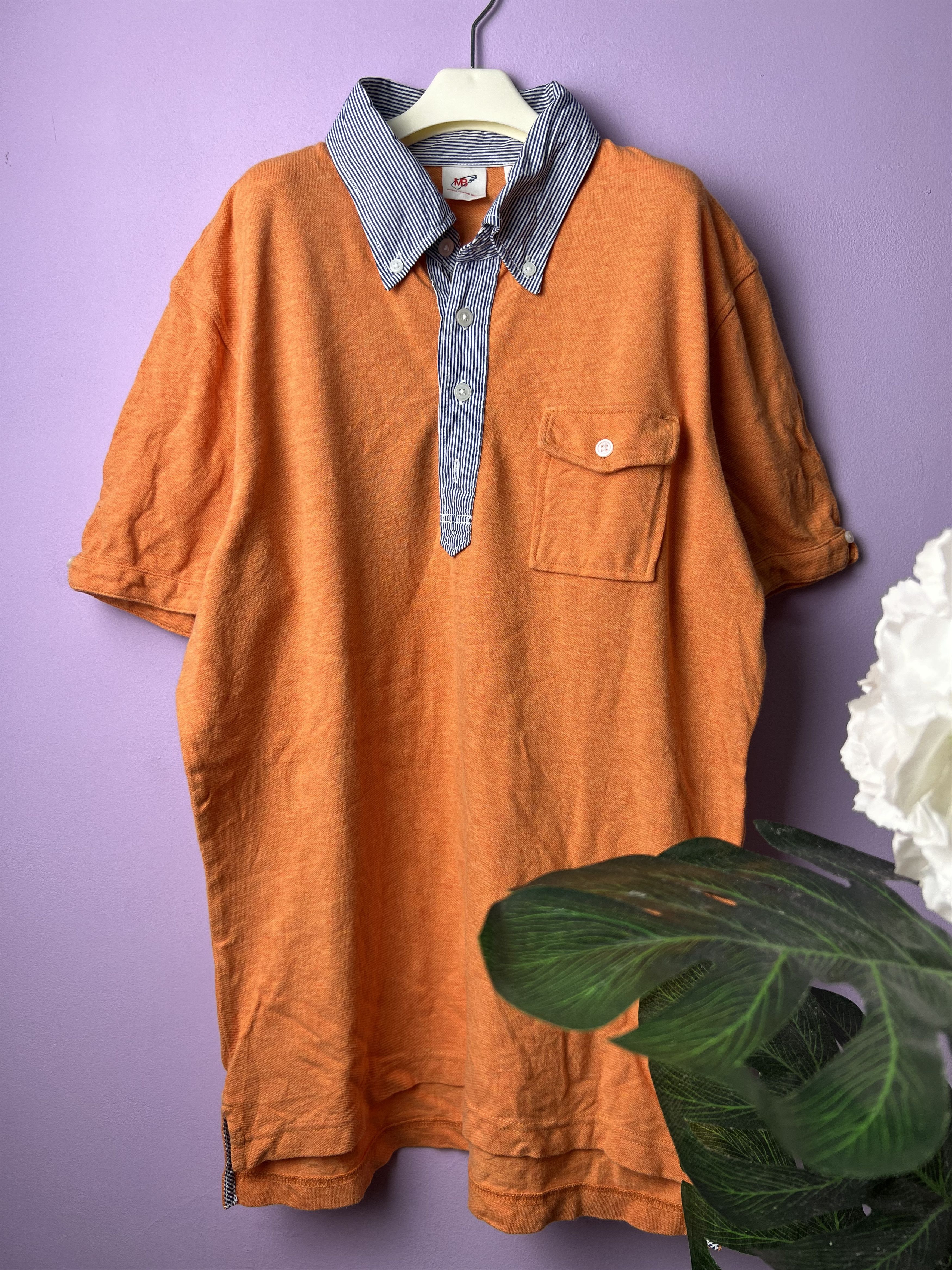 Michael Bastian 🔥Orange Uniqlo x Michael Bastian Polo Tees Size US M / EU 48-50 / 2 - 2 Thumbnail