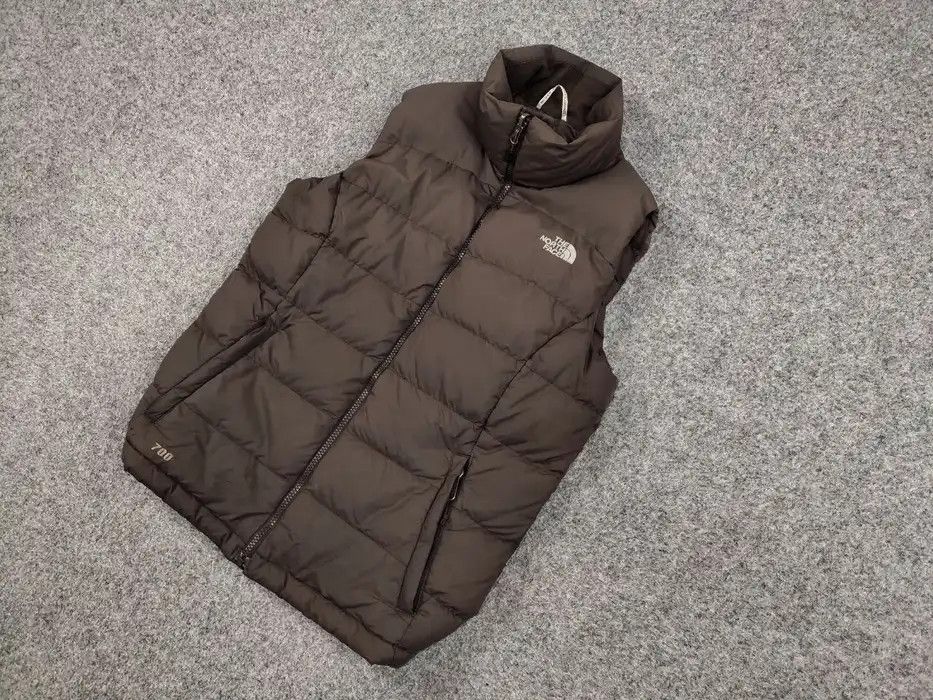 Vintage Vintage 90's The North Face Women's Brown Puffer Vest Jacket