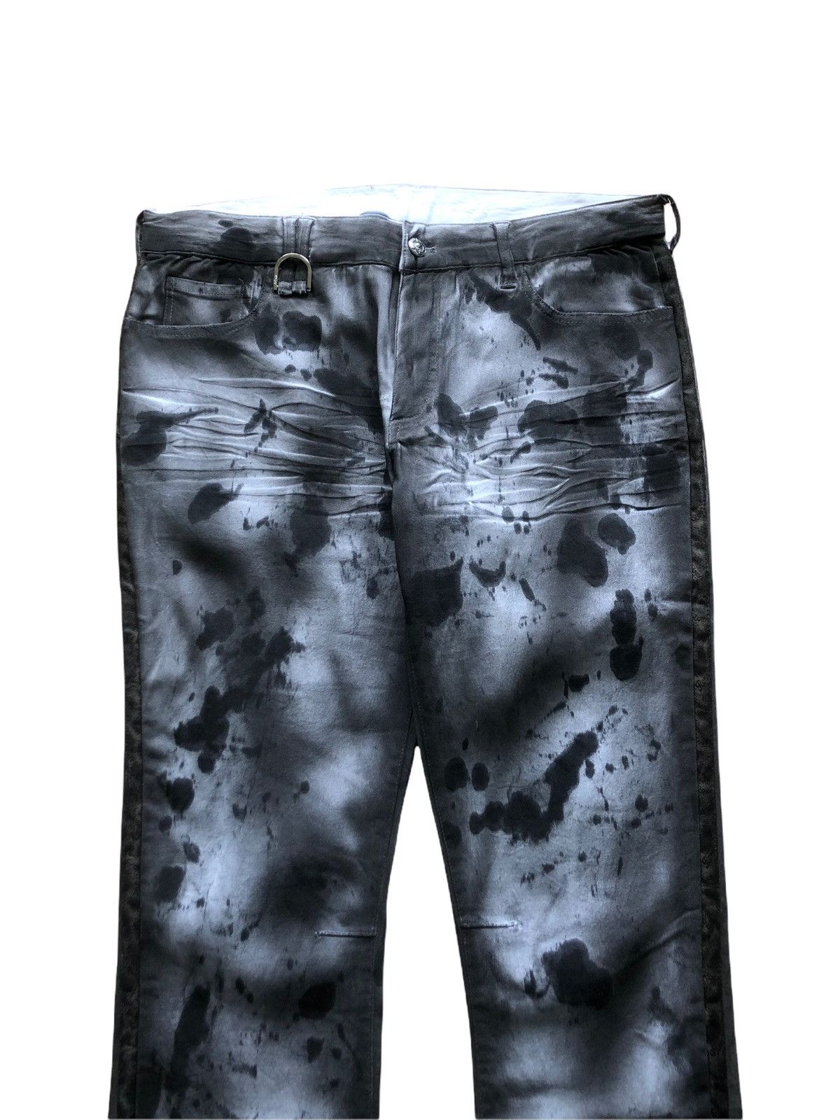 Roen 2000s Roen Bleach Jeans Size US 34 / EU 50 - 3 Thumbnail