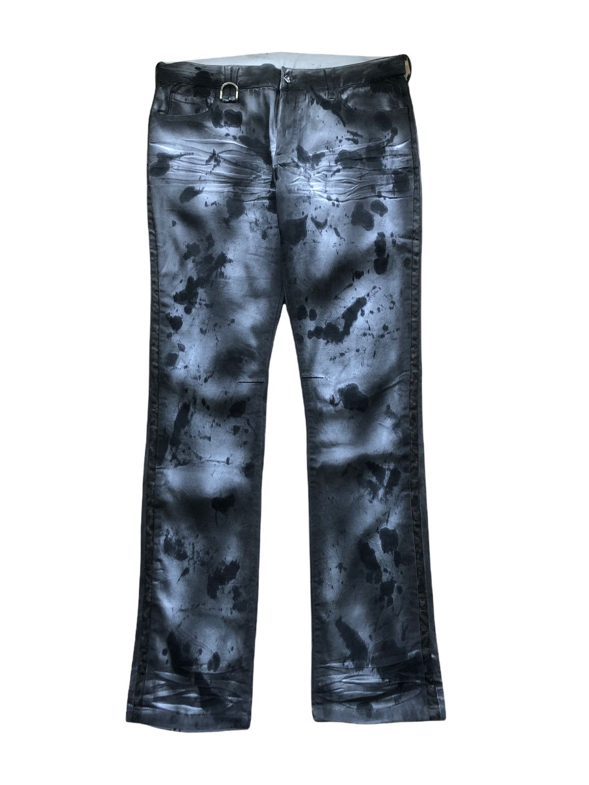 Image of Mastermind Japan x Roen 2000S Roen Bleach Jeans in Black, Men's (Size 34)